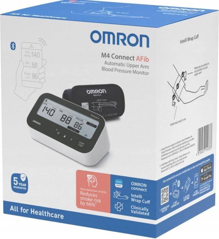 Omron M4 Connect AFib Oberarm-Blutdruckmessgerät (36100404)
