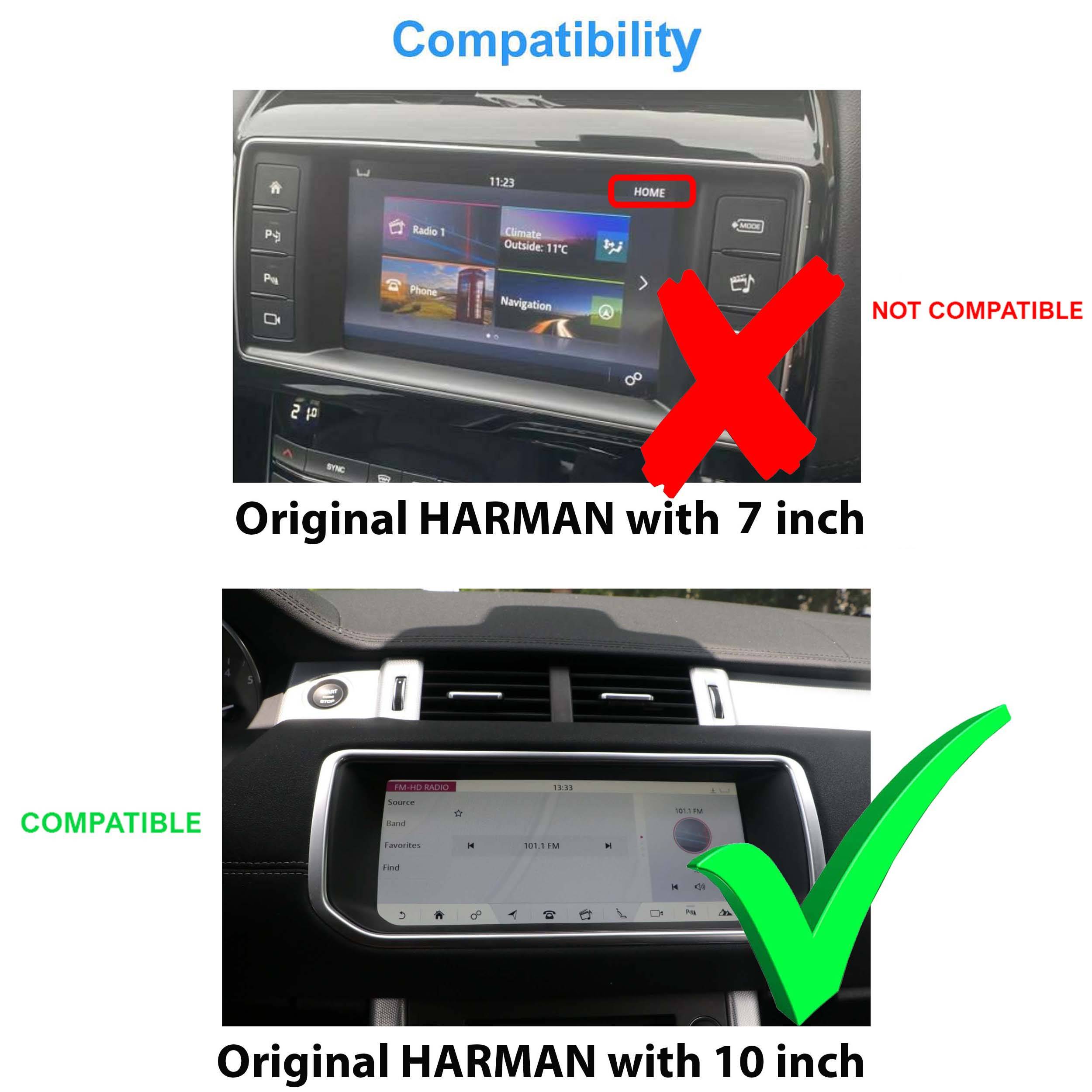 Für Range Rover Jaguar Harman HU CarPlay Android Auto Media Interface