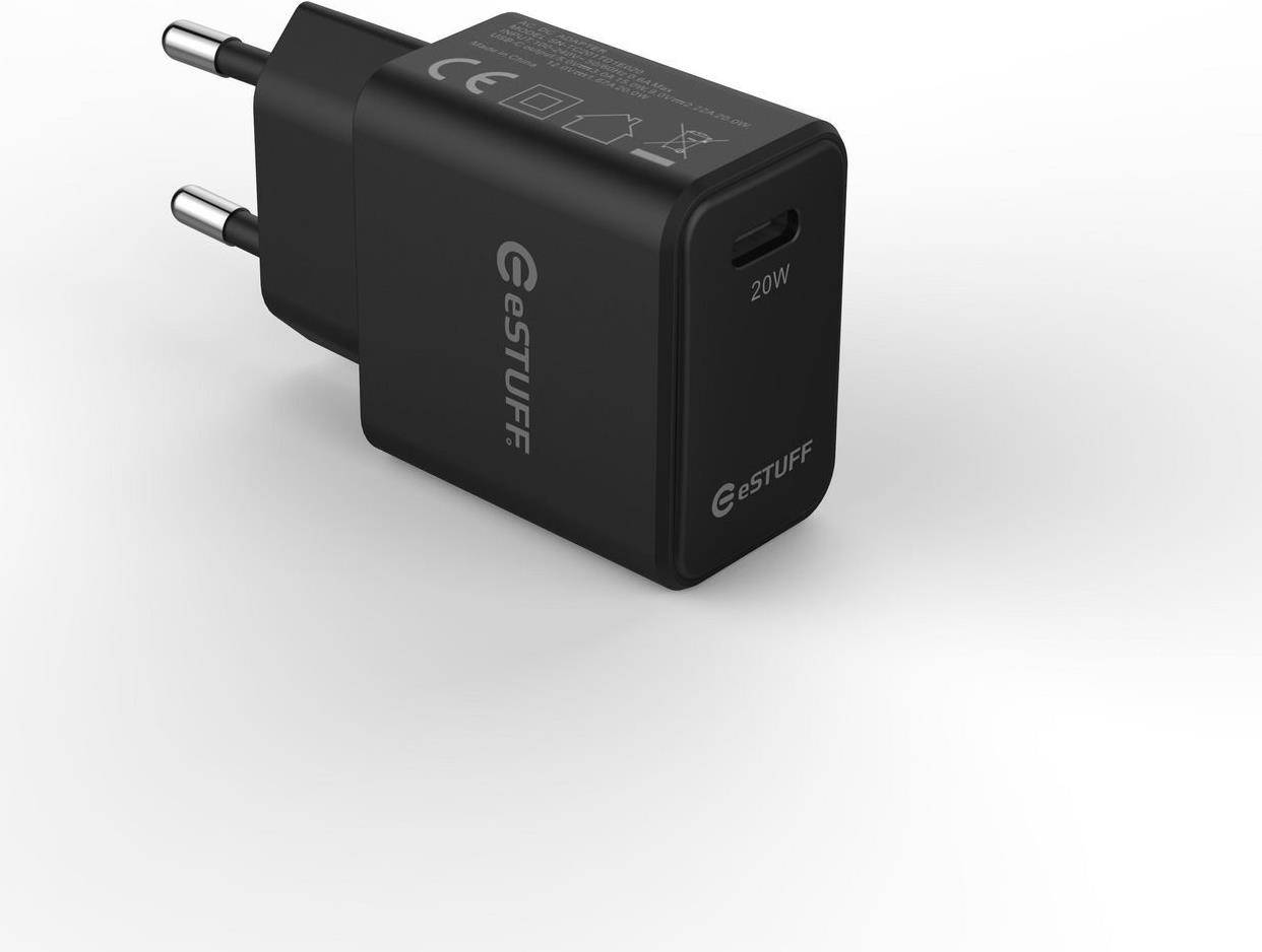 eSTUFF USB-C Charger EU PD 20W