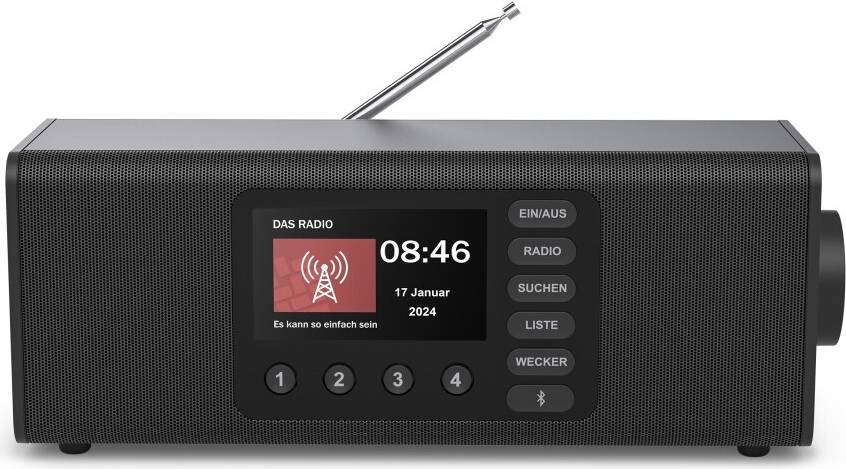 Hama DR2002 Digitalradio Radiowecker DAB+/FM Bluetooth