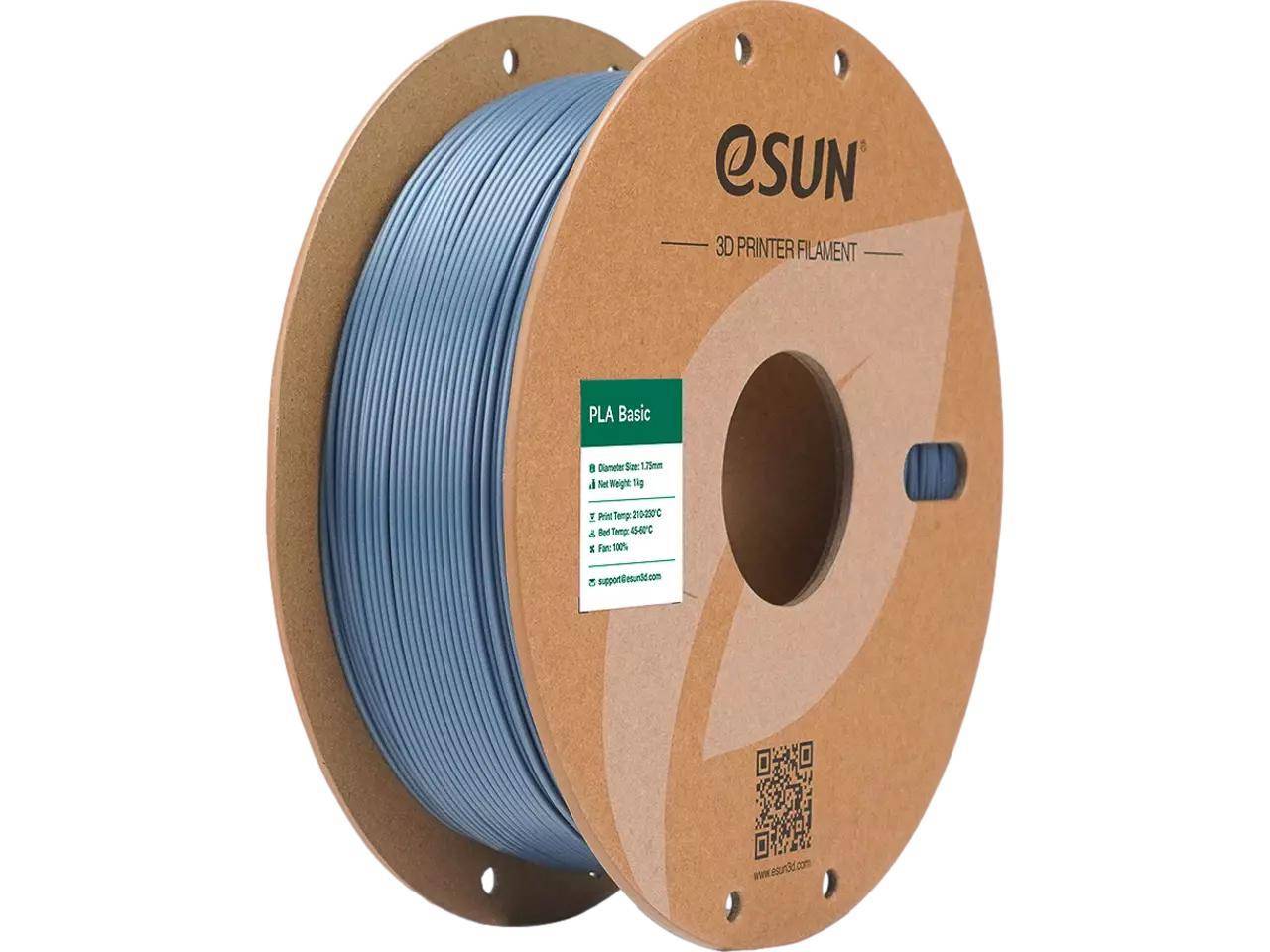 eSUN PLA-Basic Filament, 1,75mm, 1kg - Farbton: Grey