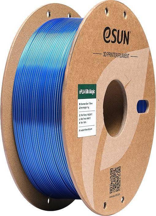 EPLA-SILK MAGIC 1,75mm BLUE SILVER 1kg ESUN 3D FILAMENT (EPLA-SILKMAGIC-P175US1)