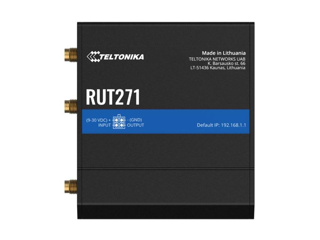 Teltonika RUT271 - Wireless Router - Netz - WWAN2-Port-Switch - 5G - LTE - 4G -