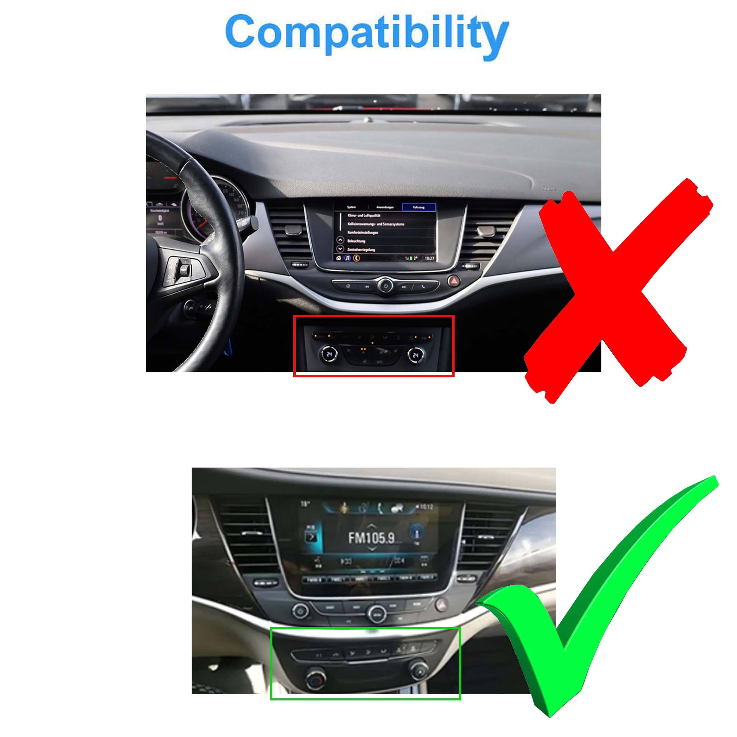 Für Opel Astra K 15-22 9" Touchscreen Android Autoradio GPS Navigation CarPlay