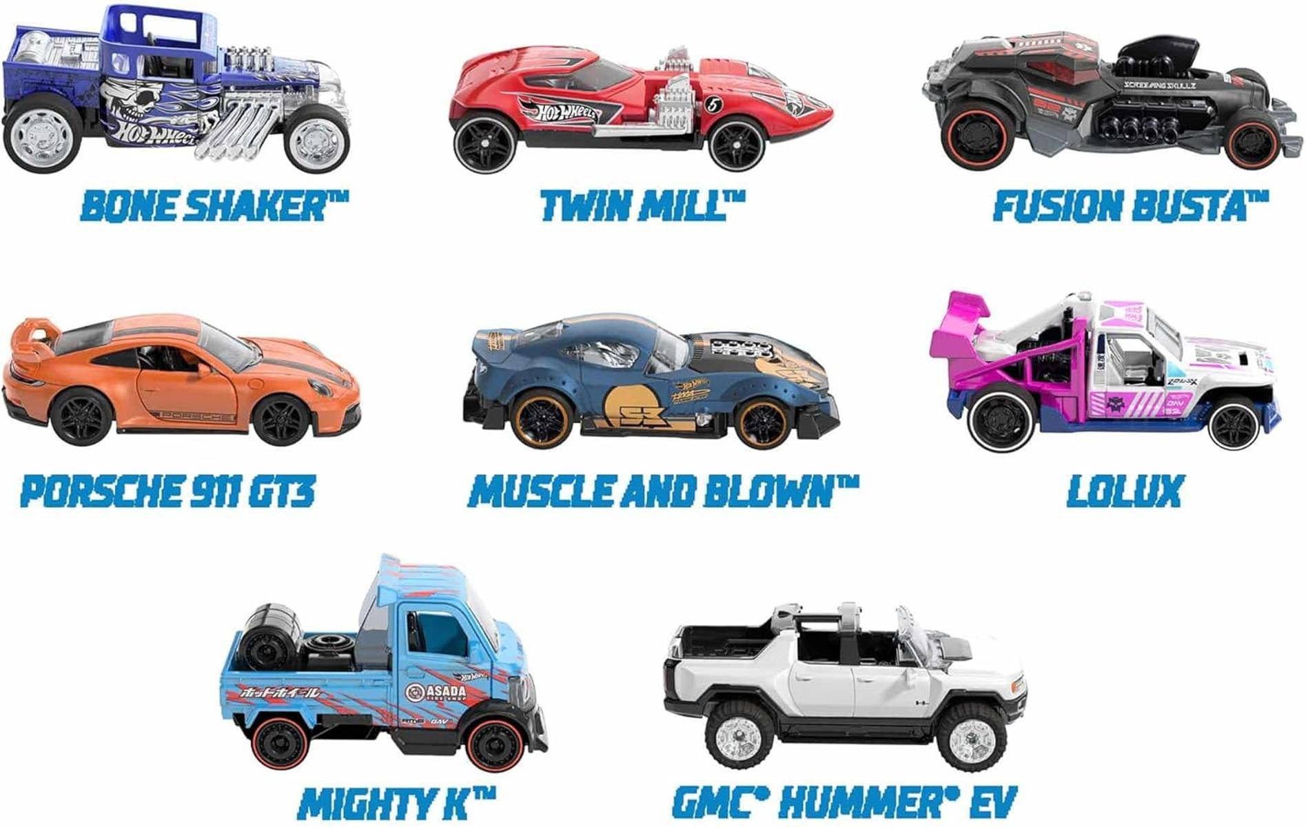 Hot Wheels Pull-Back Speeders Spielzeugauto 1:43 Auto zum Zurückziehen HPR70