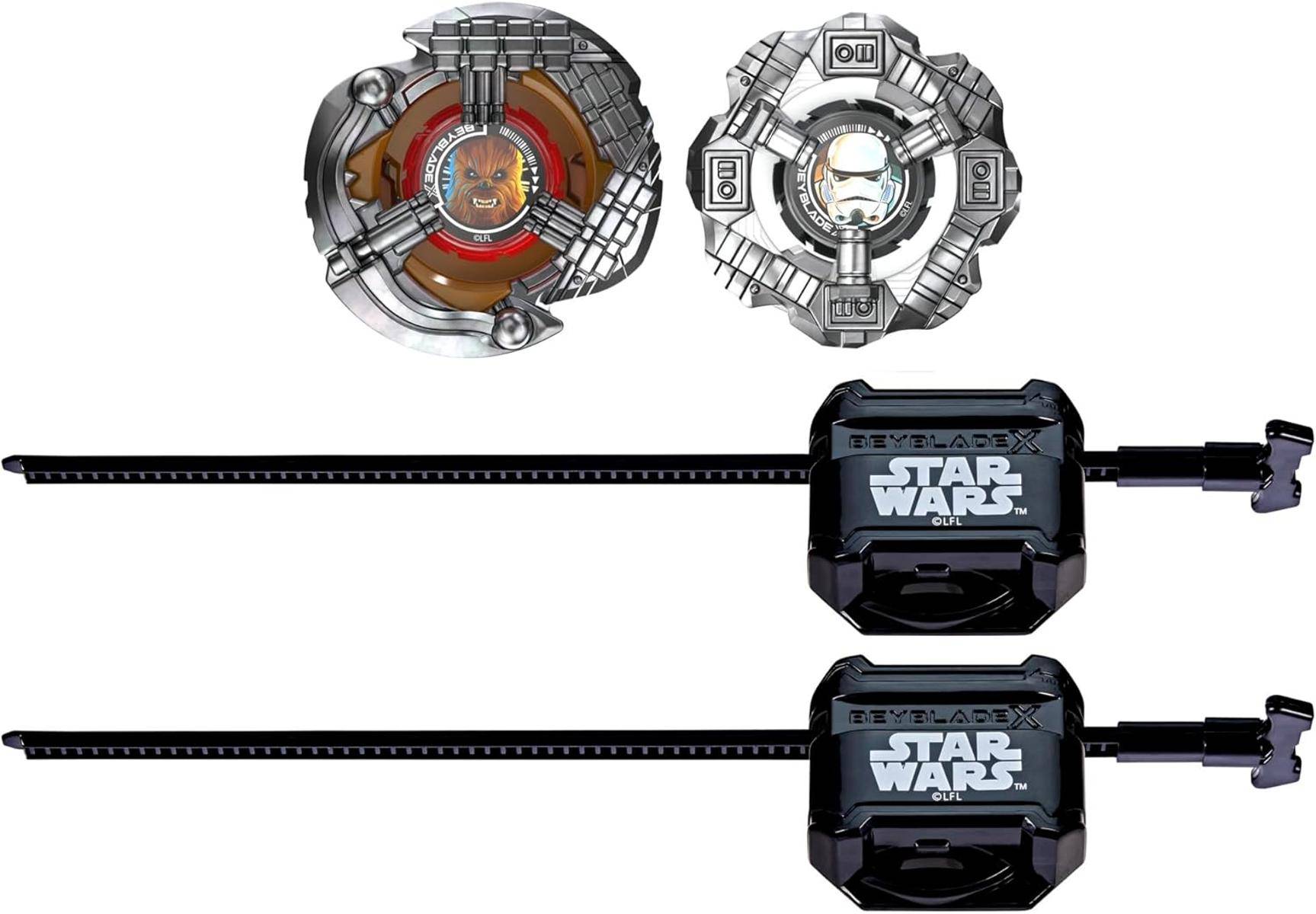 Hasbro Beyblade X Star Wars Collab Chewbacca 4-80LF vs. Sturmtruppler 5-70B 8+