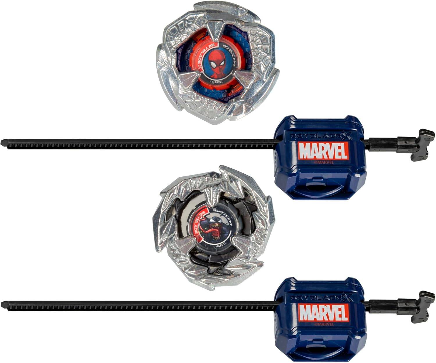 Hasbro Beyblade X Marvel Collab Spider-Man 3-60F vs. Venom 3-80N Multipack 8+