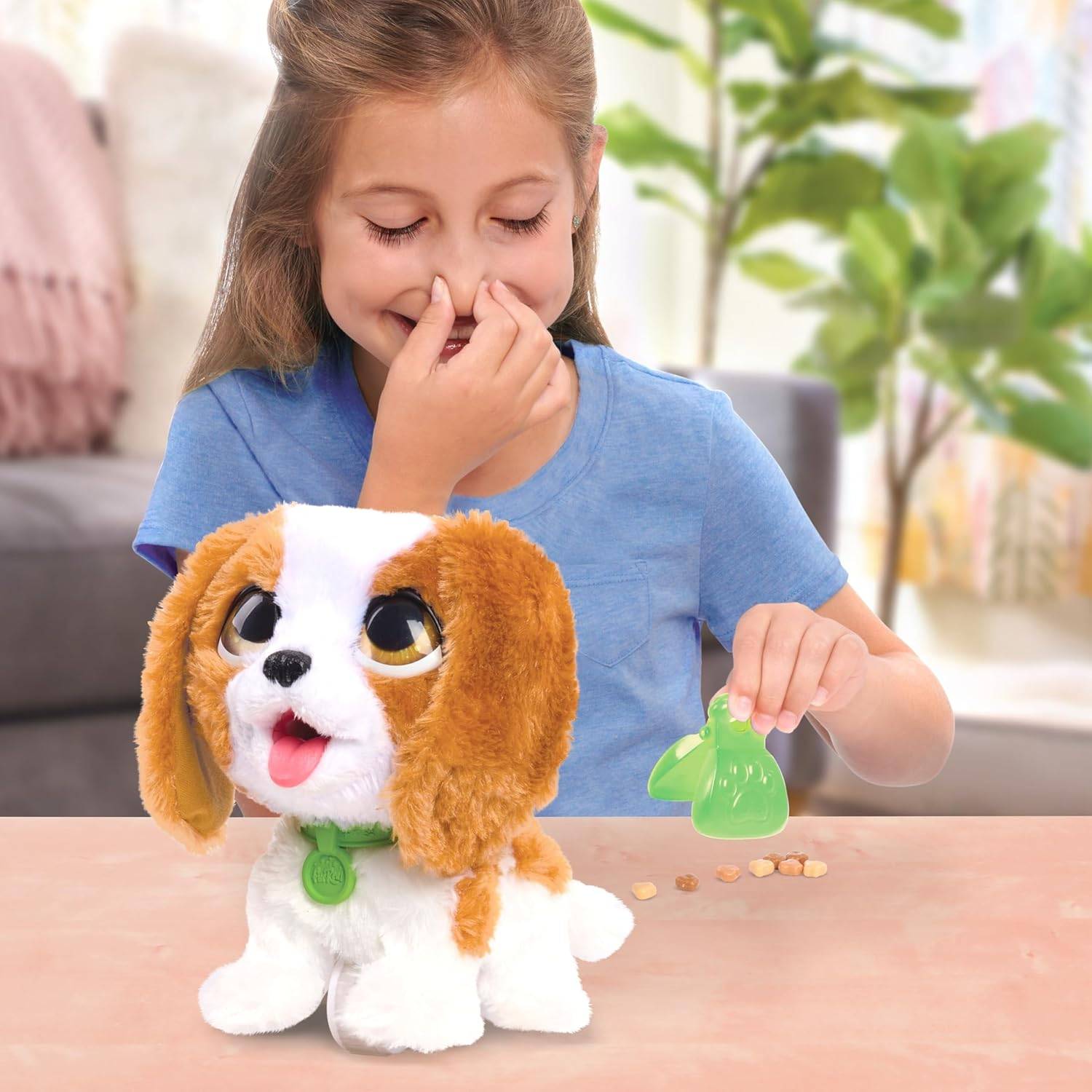 JJust Play Poop-a-Lots King Charles Spaniel interaktiv 20,3 cm Plüschtier 4+