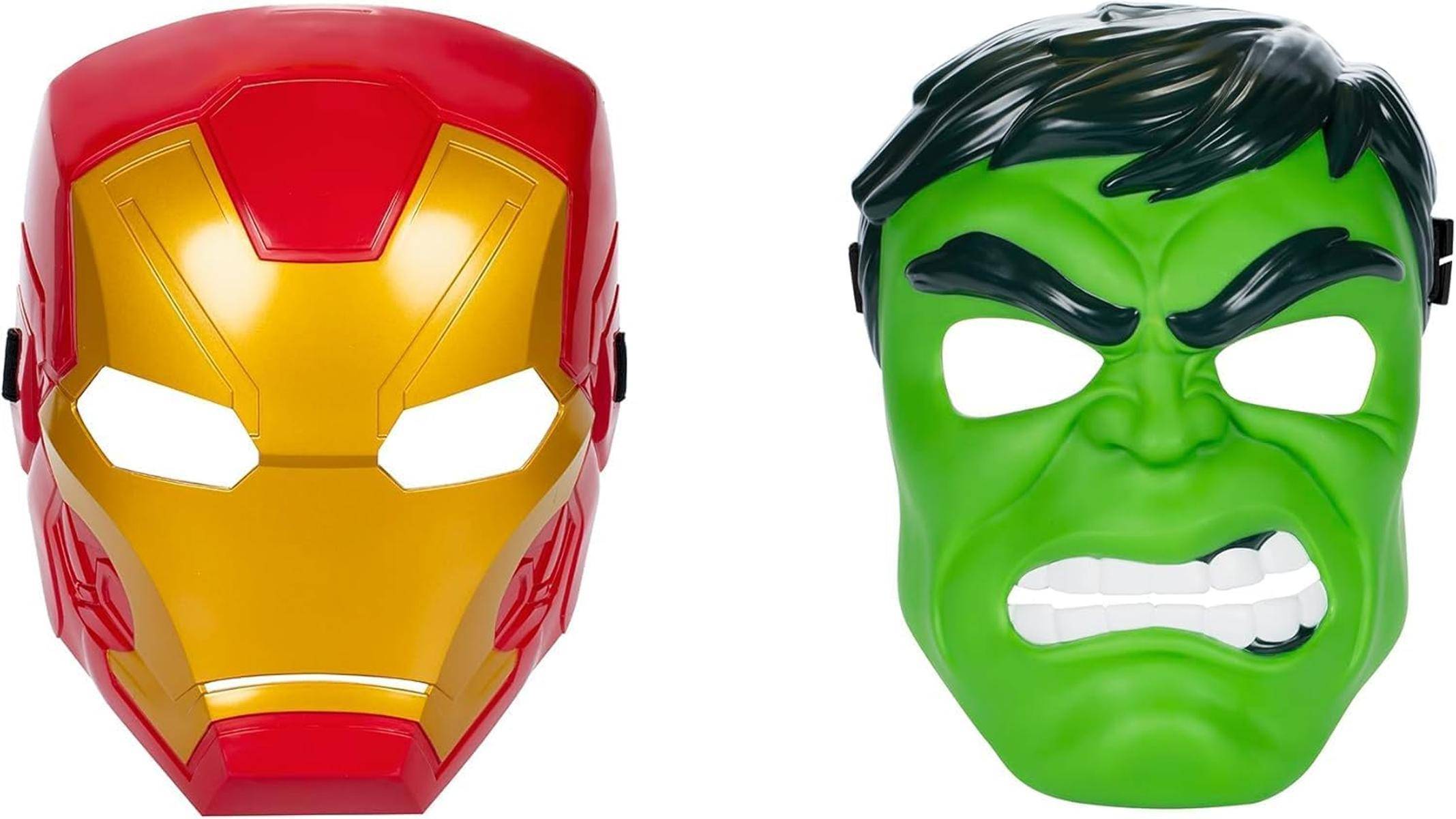 Hasbro Marvel Avengers Multipack Iron Man & Hulk Masken 2er-Pack flexibel 5+