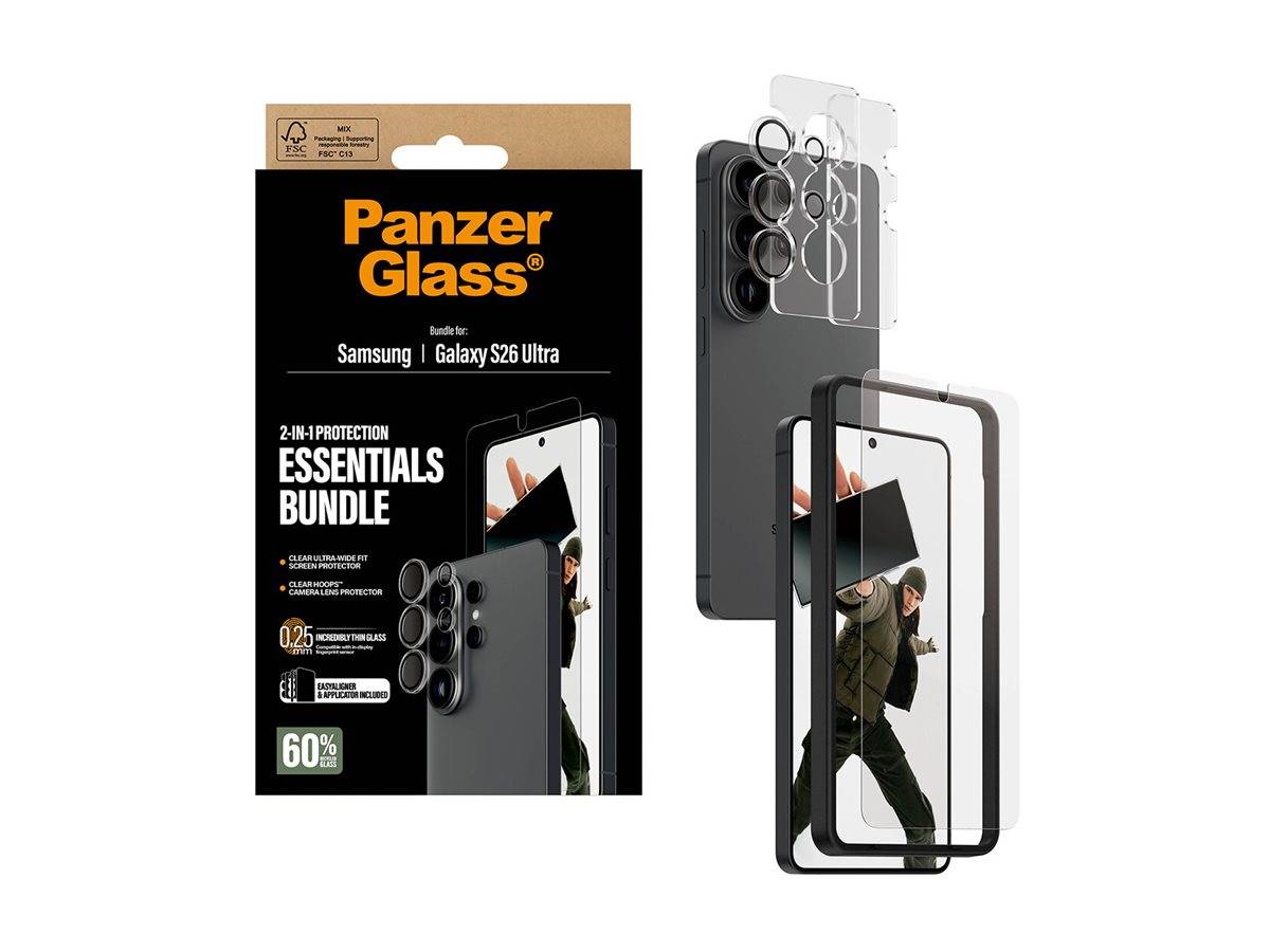 PanzerGlass Hoops - 2-in-1 Essentials BundleSchutzkit Display/Objektiv für Handy