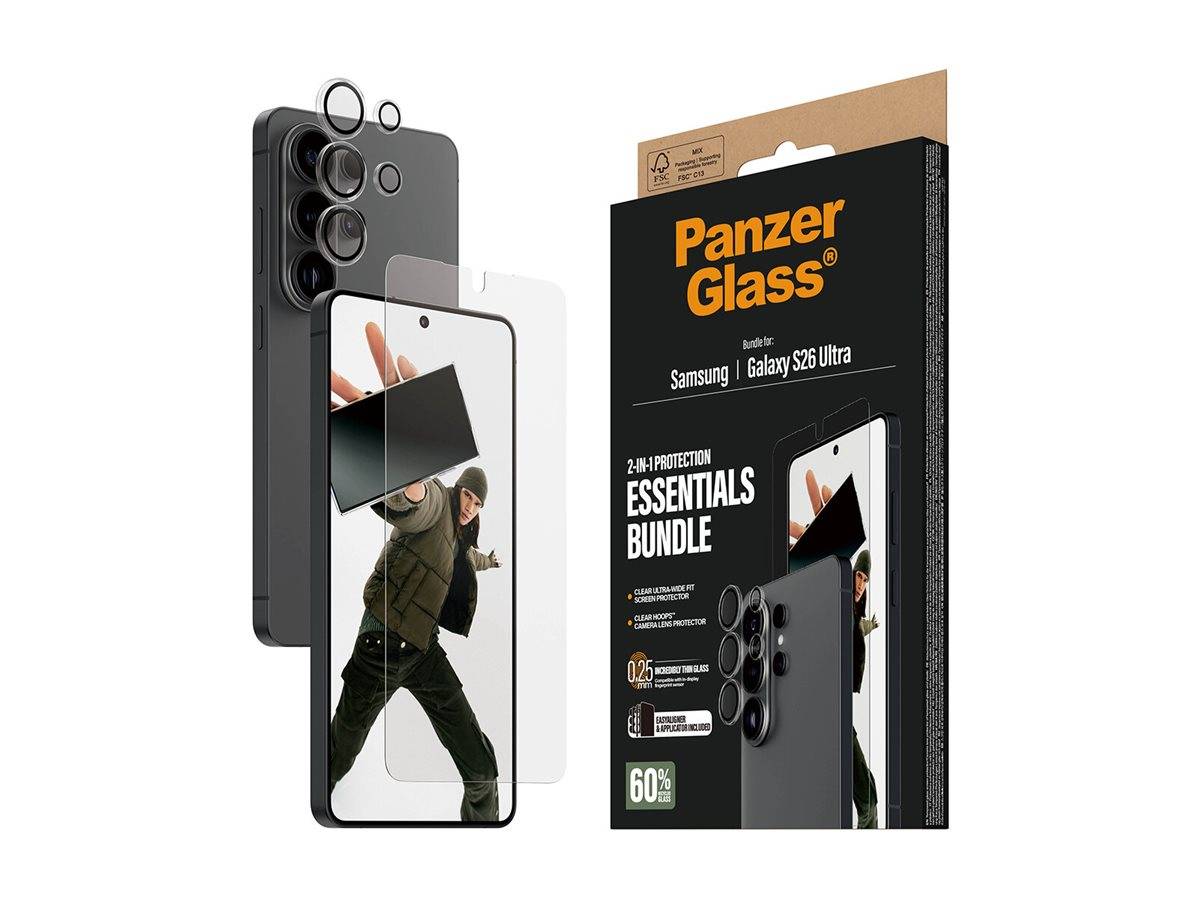 PanzerGlass Hoops - 2-in-1 Essentials BundleSchutzkit Display/Objektiv für Handy