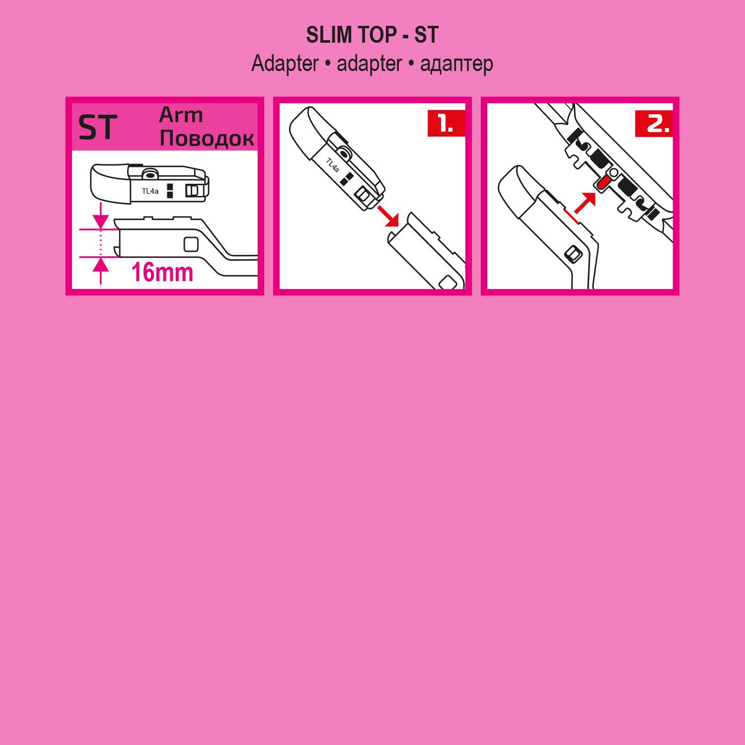 HEYNER® Scheibenwischer komp. mit AUDI A1 ALLSTREET (07.2022 - 03.2026) HYBRID Flachbalkenwischer