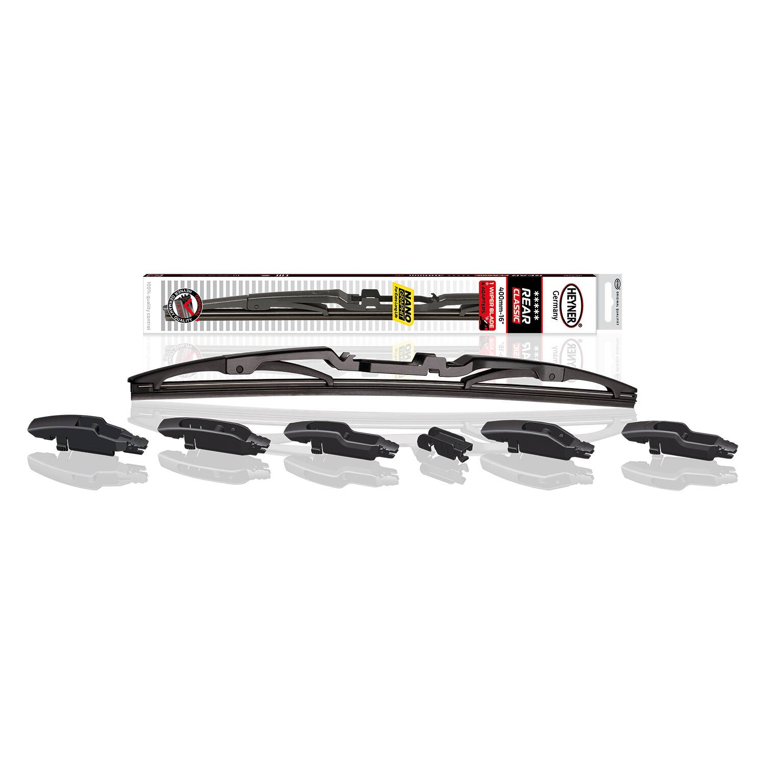 HEYNER® Heckwischerblatt REAR CLASSIC 16 Zoll / 400 mm mit Adapter