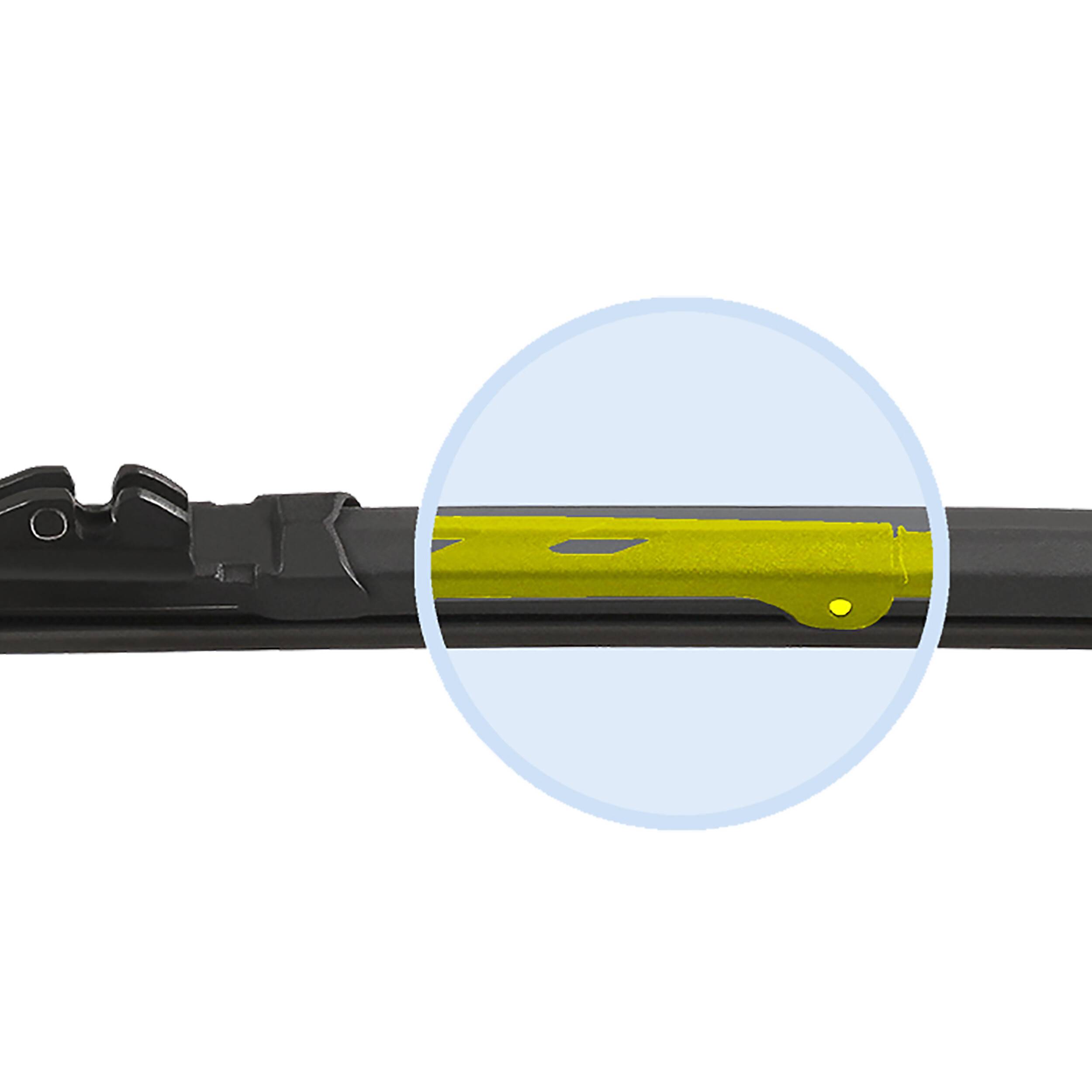 alca® Heckwischerblatt REAR FLAT 12 Zoll / 300 mm mit Adapter Aerodynamischer Flachbalken-Heckwischer mit