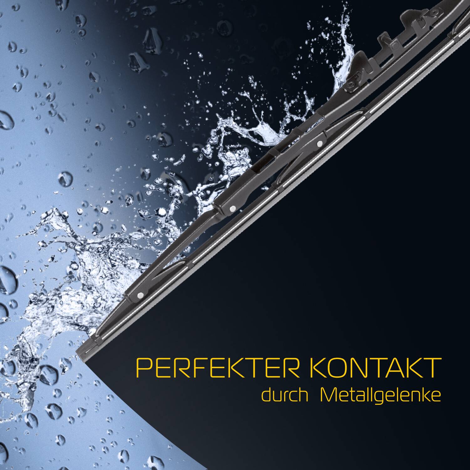 HEYNER® Scheibenwischer passend für AUDI (FAW) A6L (01.2008 - 12.2012) EXCLUSIVE, Gelenkwischer, klassisch