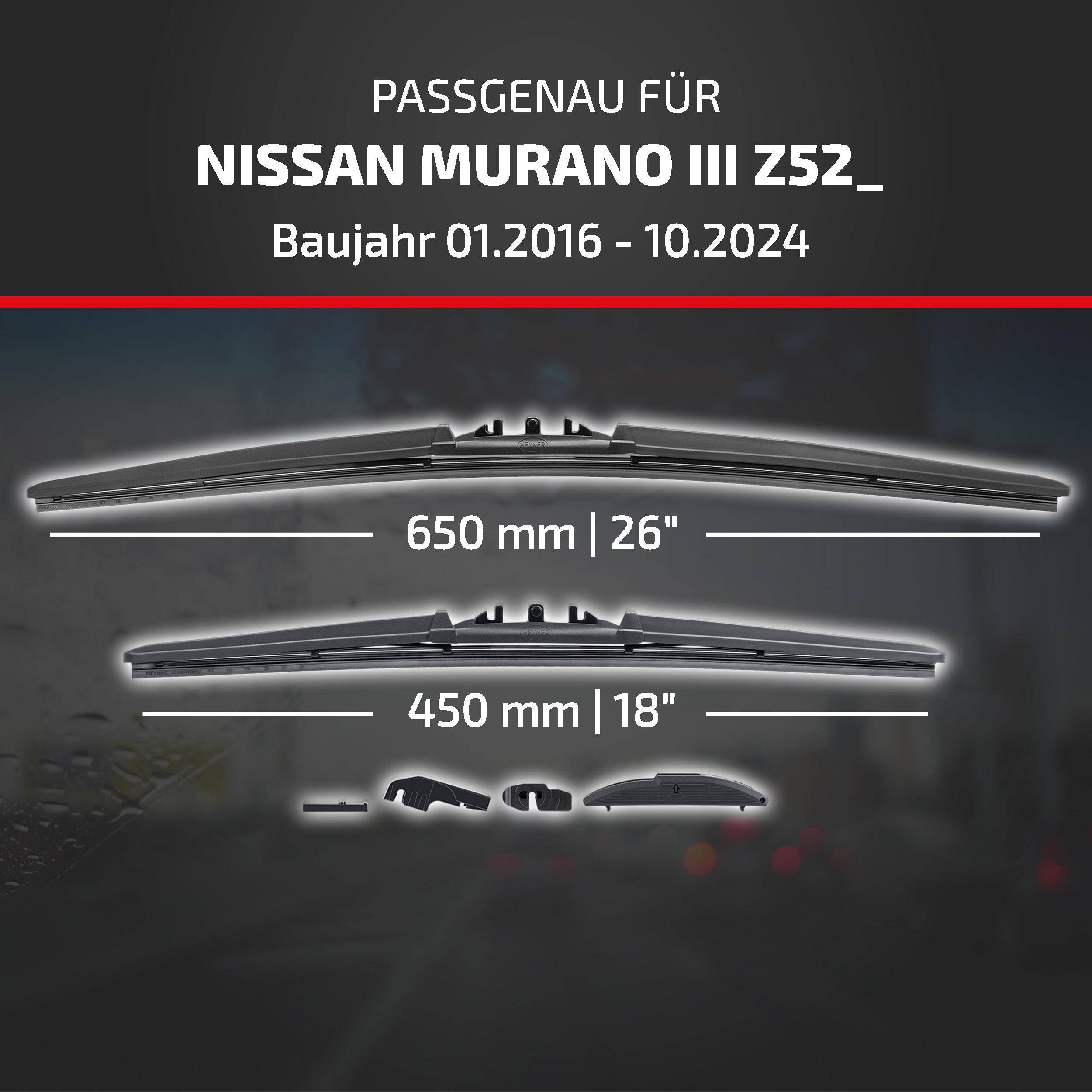 Produktgrafik für Wischblätter für den 