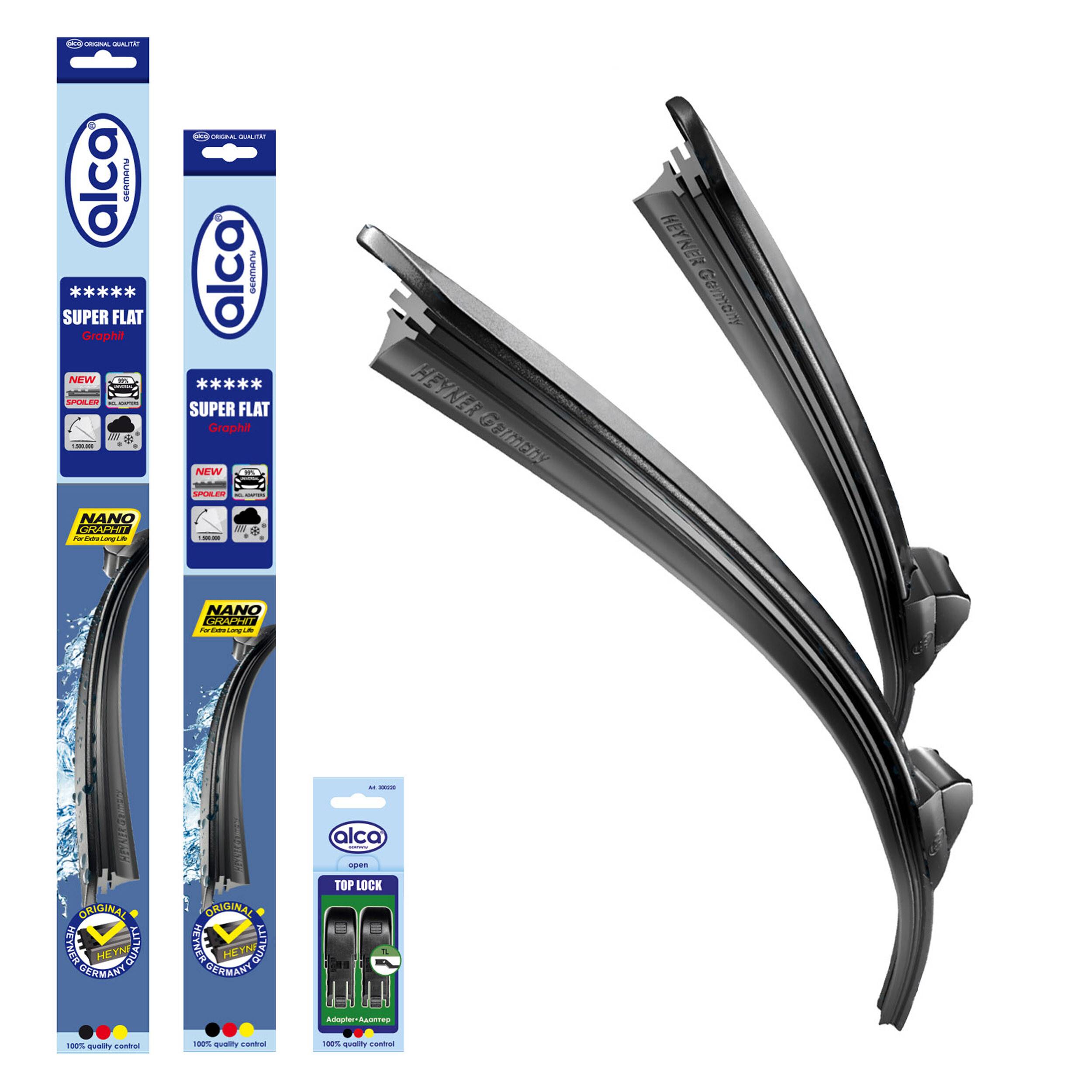 alca® Scheibenwischer passend für CHANGAN CS85 (03.2019 - 05.2026) SUPER FLAT Flachbalkenwischer