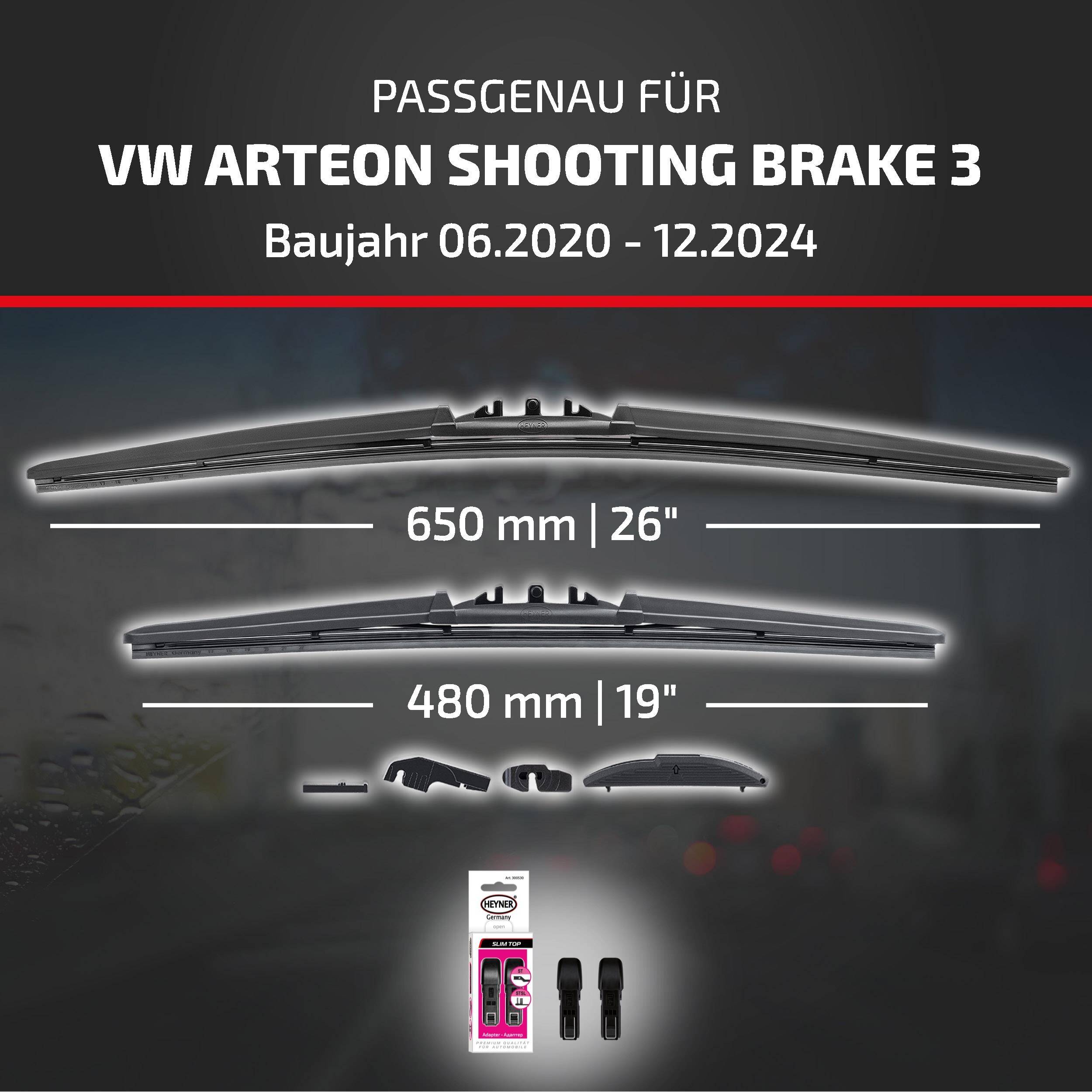 HEYNER® Scheibenwischer für VW ARTEON SHOOTING BRAKE
