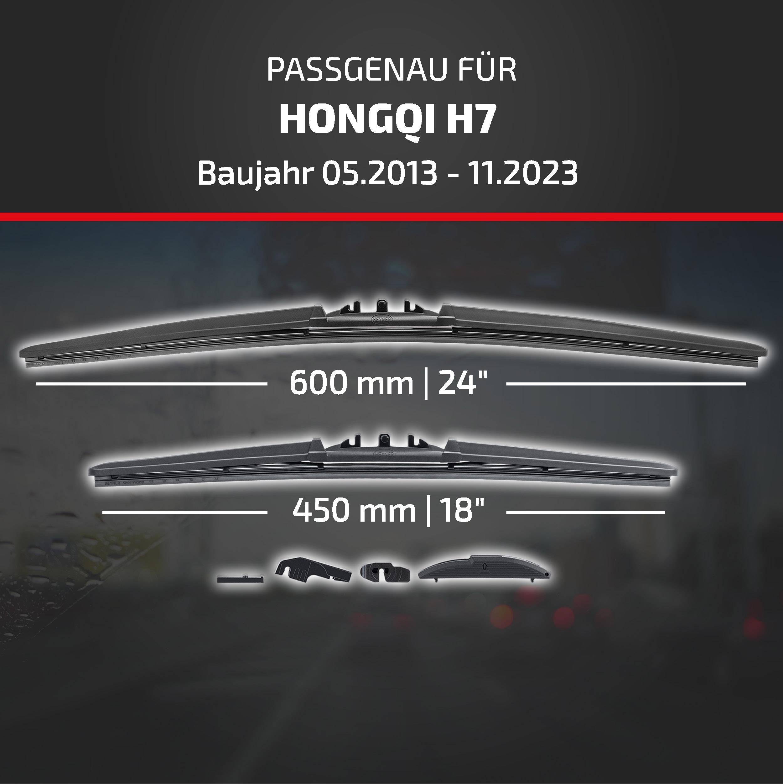 Produktgrafik mit Wischblättern, die für die Modelle 
