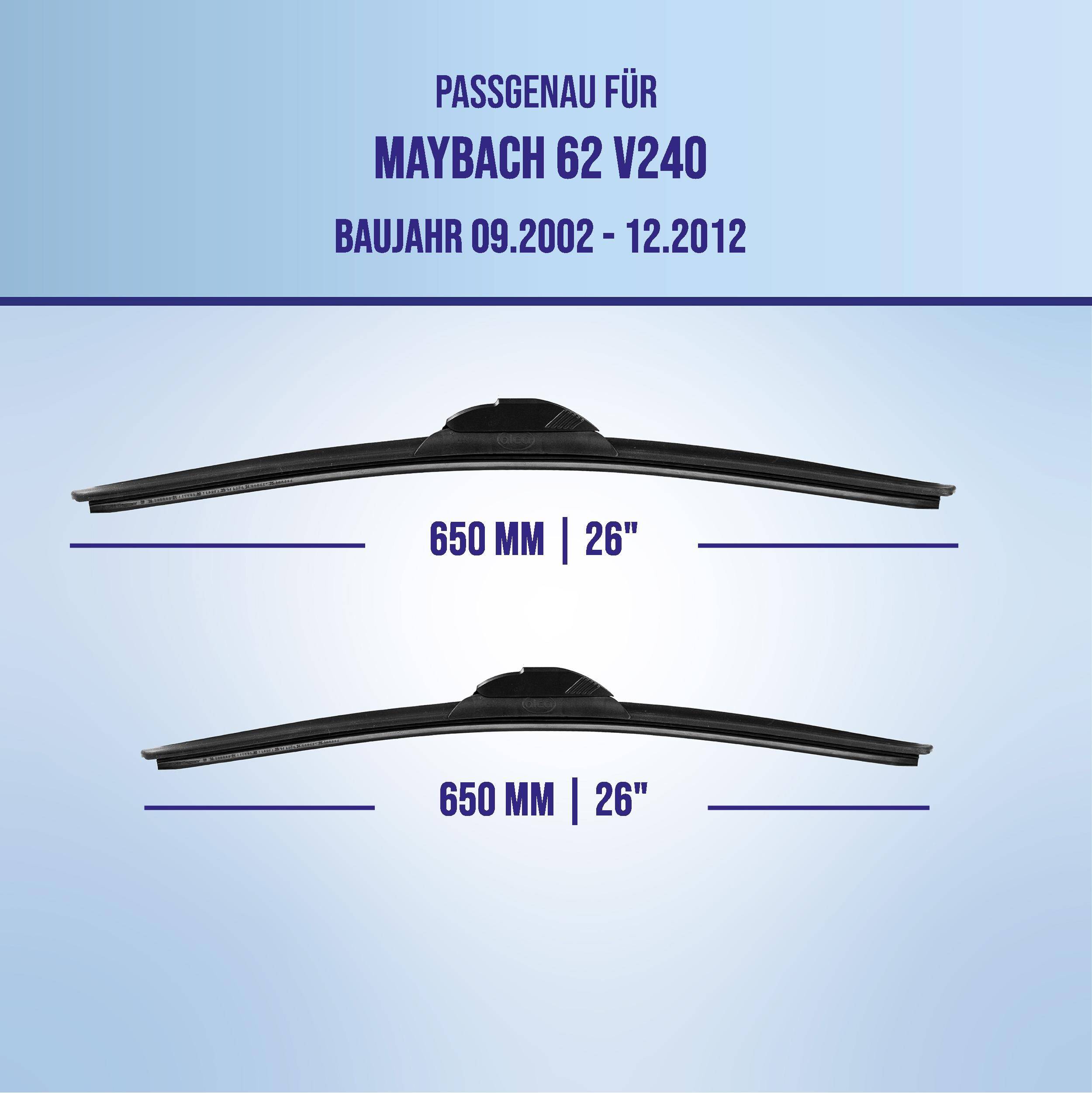 alca® Scheibenwischer für MAYBACH 62