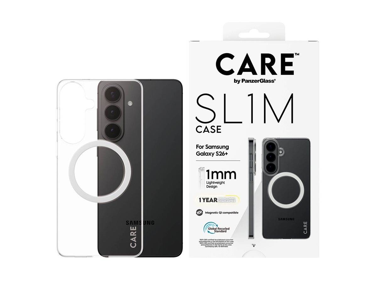 PanzerGlass CARE by PanzerGlass SL1M - Hintere Abdeckungfür Mobiltelefon - Qi -