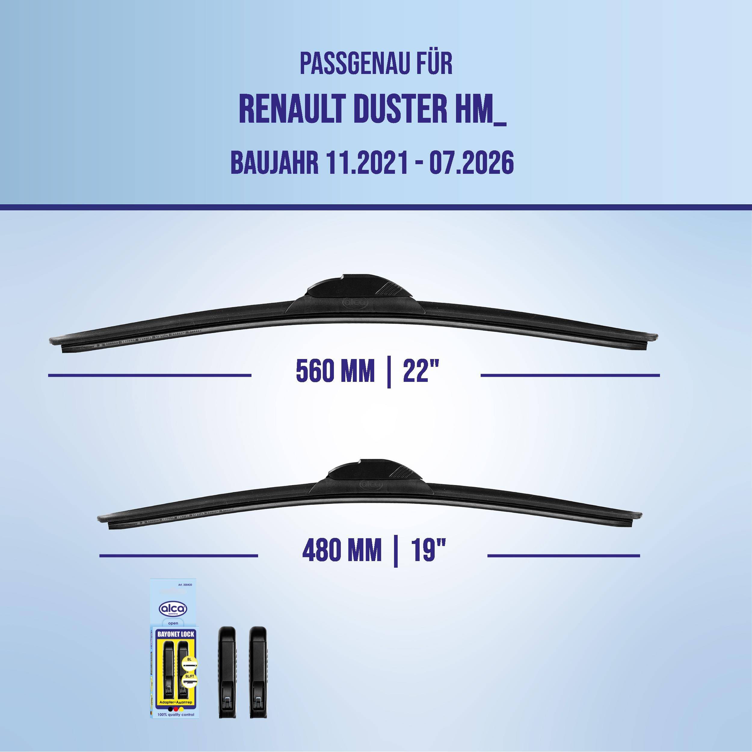 alca® Scheibenwischer für RENAULT DUSTER