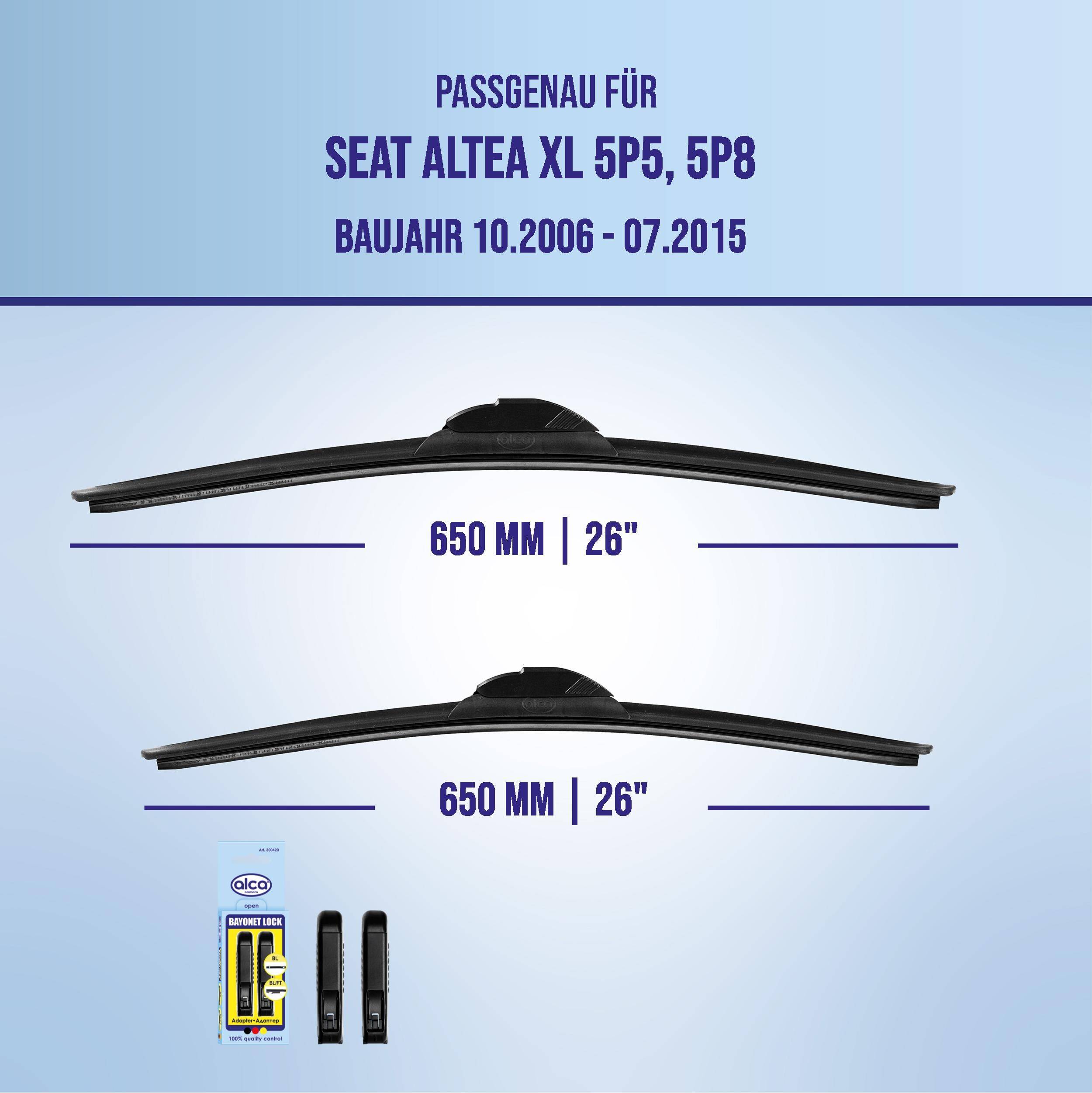 alca® Scheibenwischer für SEAT ALTEA XL