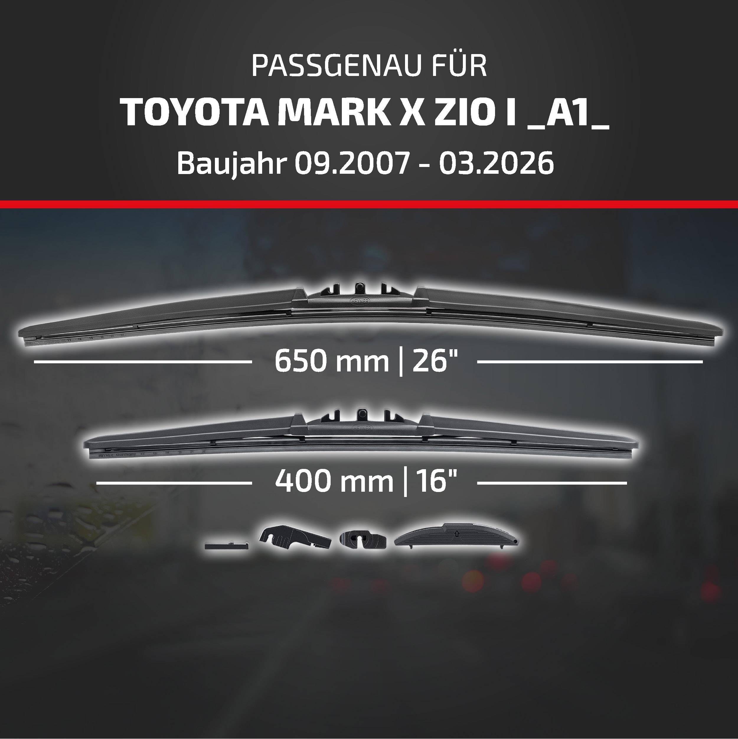HEYNER® Scheibenwischer für TOYOTA MARK X ZIO I
