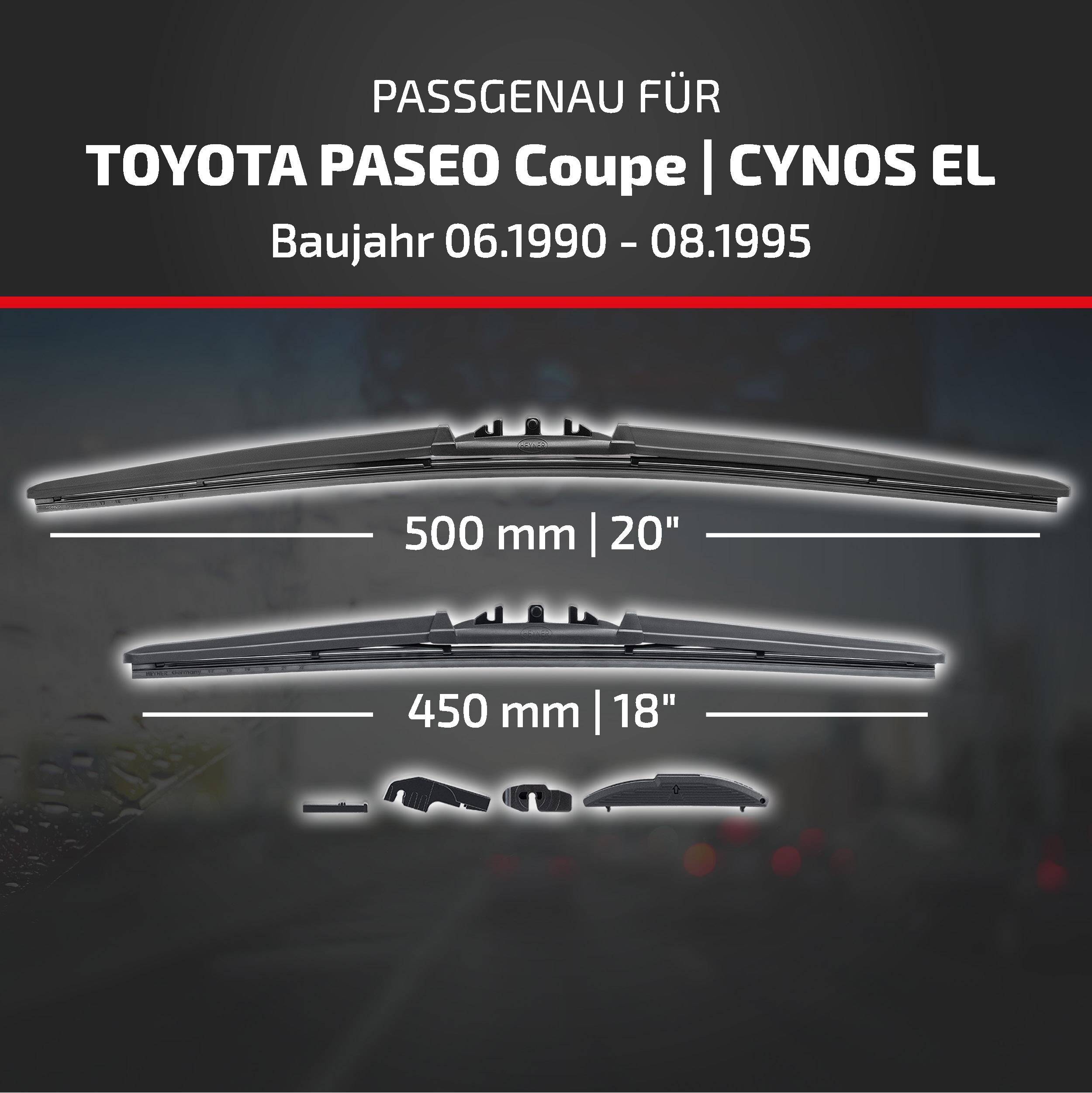 HEYNER® Scheibenwischer für TOYOTA PASEO Coupe | CYNOS