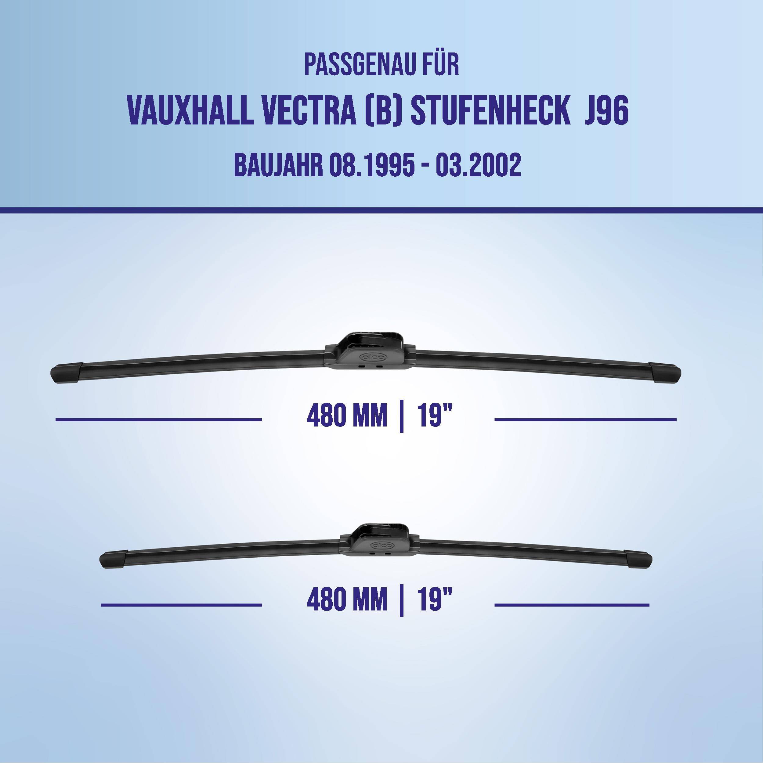 alca® Scheibenwischer für VAUXHALL VECTRA (B) Stufenheck