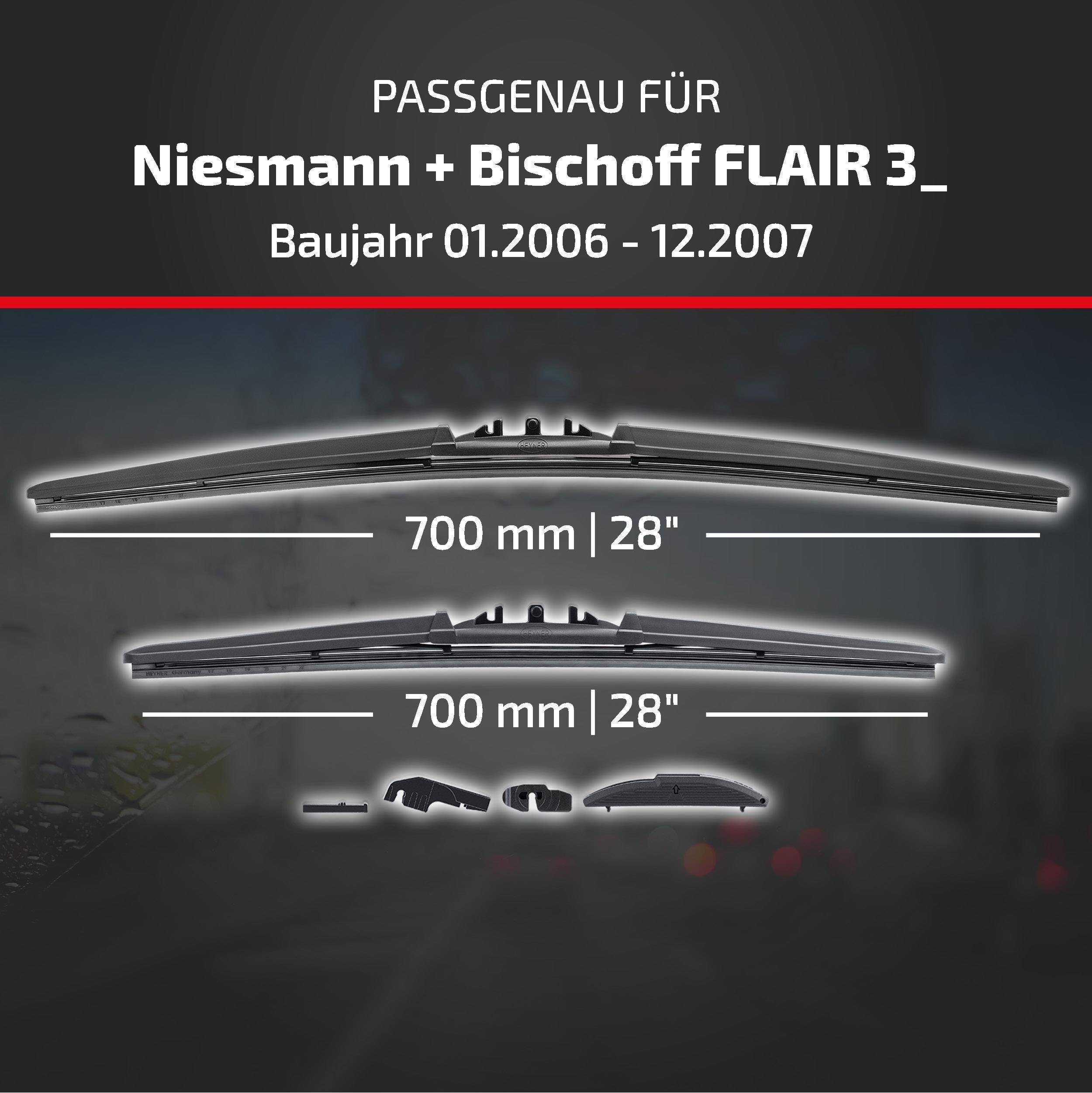 HEYNER® Scheibenwischer für Niesmann + Bischoff FLAIR 3_