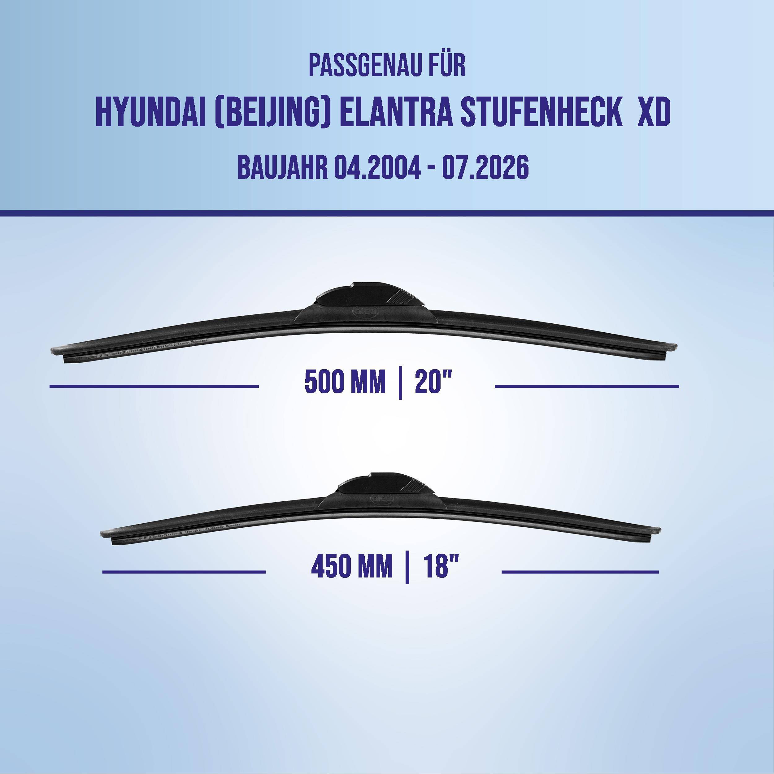 alca® Scheibenwischer für HYUNDAI (BEIJING) ELANTRA Stufenheck