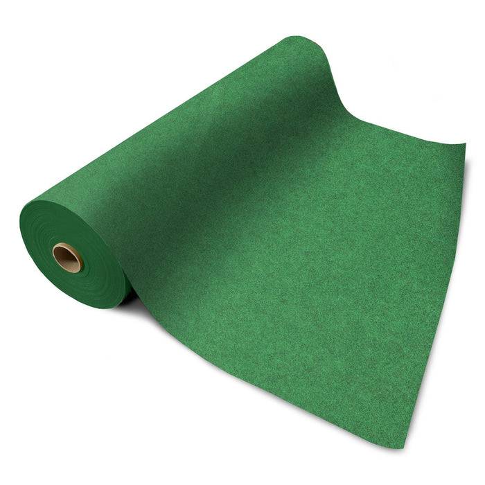 FLOORDIREKT Messeteppich Sintra - Für Messe & Events - Rutschfeste Unterseite - 100 × 300 cm - Dunkelgrün