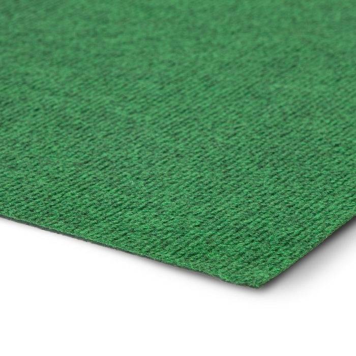 FLOORDIREKT Messeteppich Sintra - Für Messe & Events - Rutschfeste Unterseite - 100 × 300 cm - Dunkelgrün