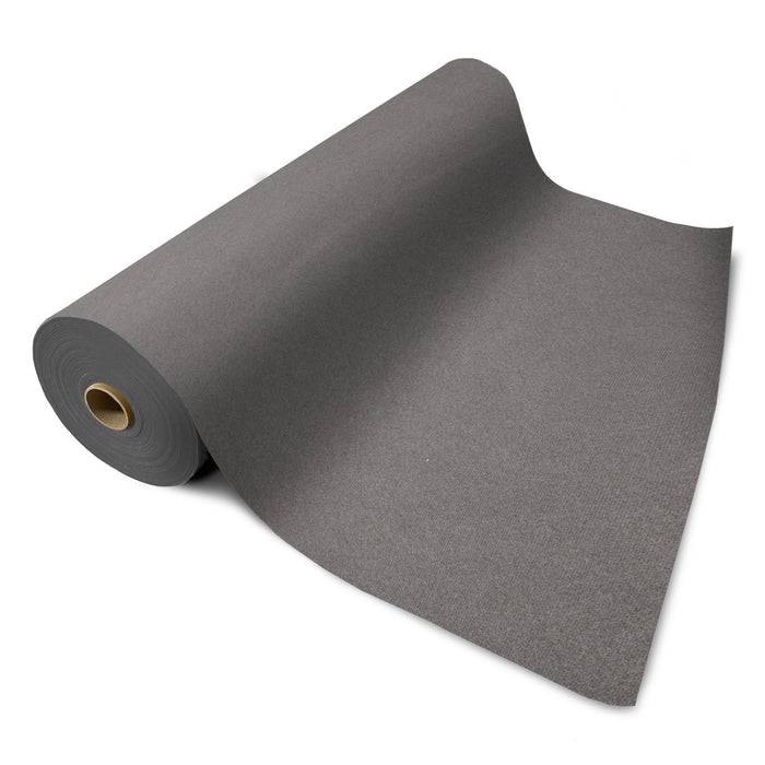 FLOORDIREKT Messeteppich Sintra - Für Messe & Events - Rutschfeste Unterseite - 200 × 50 cm - Grau