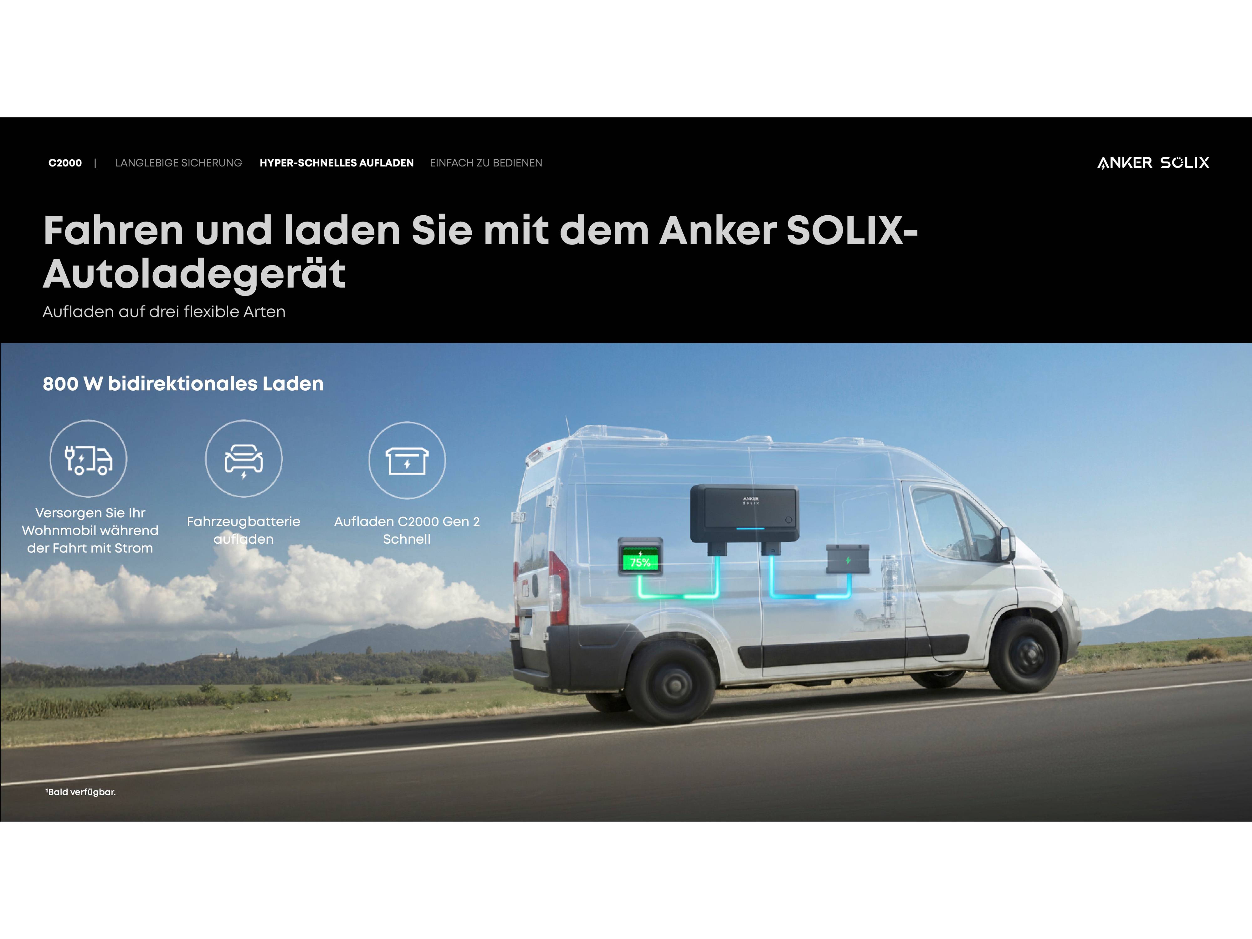 ANKER SOLIX Powerstation C 2000 Gen2, 2048 Wh