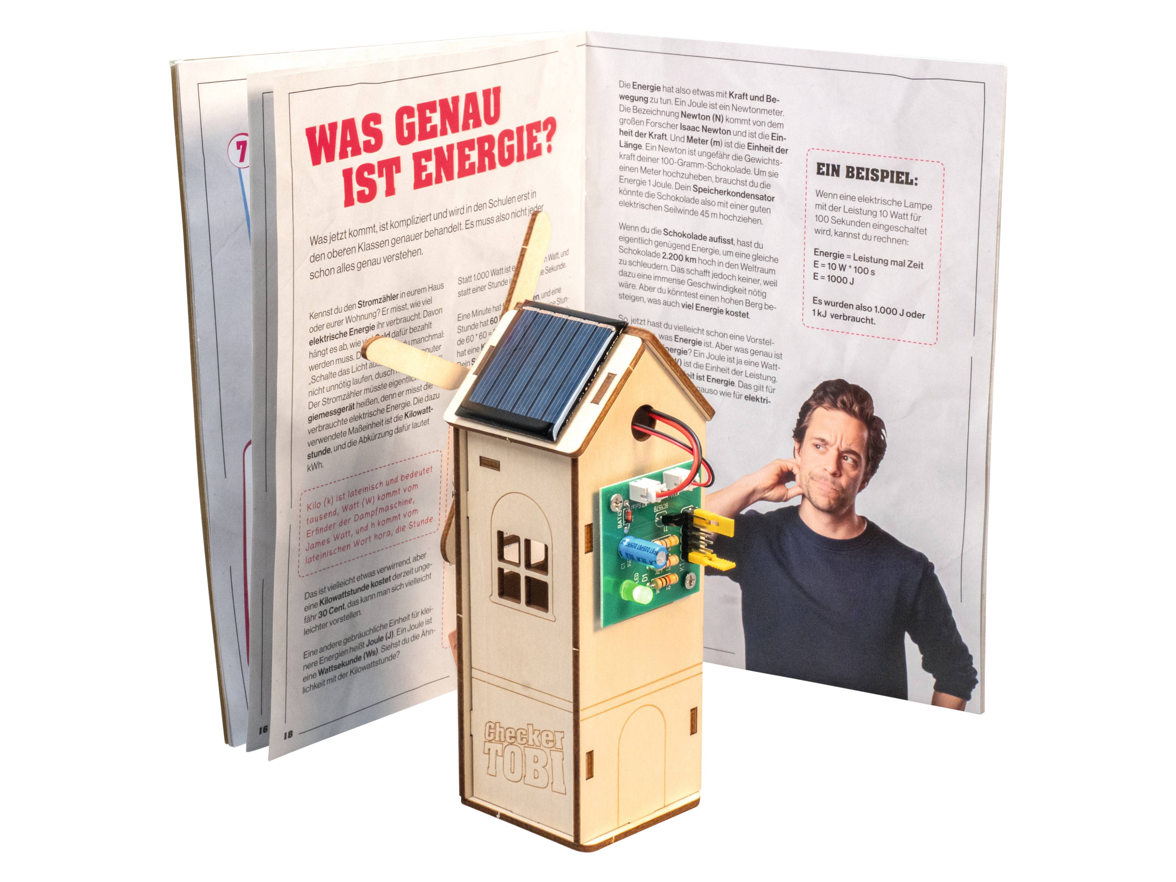 FRANZIS CheXperiment Strom- & Solar-Check, Checker Tobi, 67268