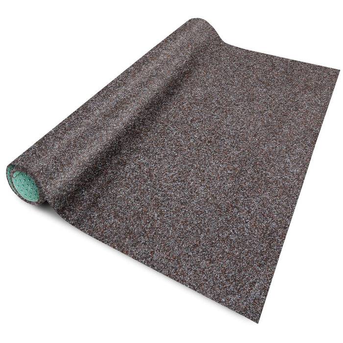 FLOORDIREKT Rasenteppich Farbwunder - Robust & einfach zu verlegen - Ideal für Balkon & Terrasse - 67 cm x 450 cm - Braun