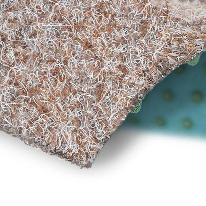FLOORDIREKT Rasenteppich Farbwunder - Robust & einfach zu verlegen - Ideal für Balkon & Terrasse - 133 cm x 100 cm - Beige
