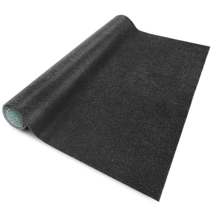 FLOORDIREKT Rasenteppich Farbwunder - Robust & einfach zu verlegen - Ideal für Balkon & Terrasse - 100 cm x 50 cm - Anthrazit