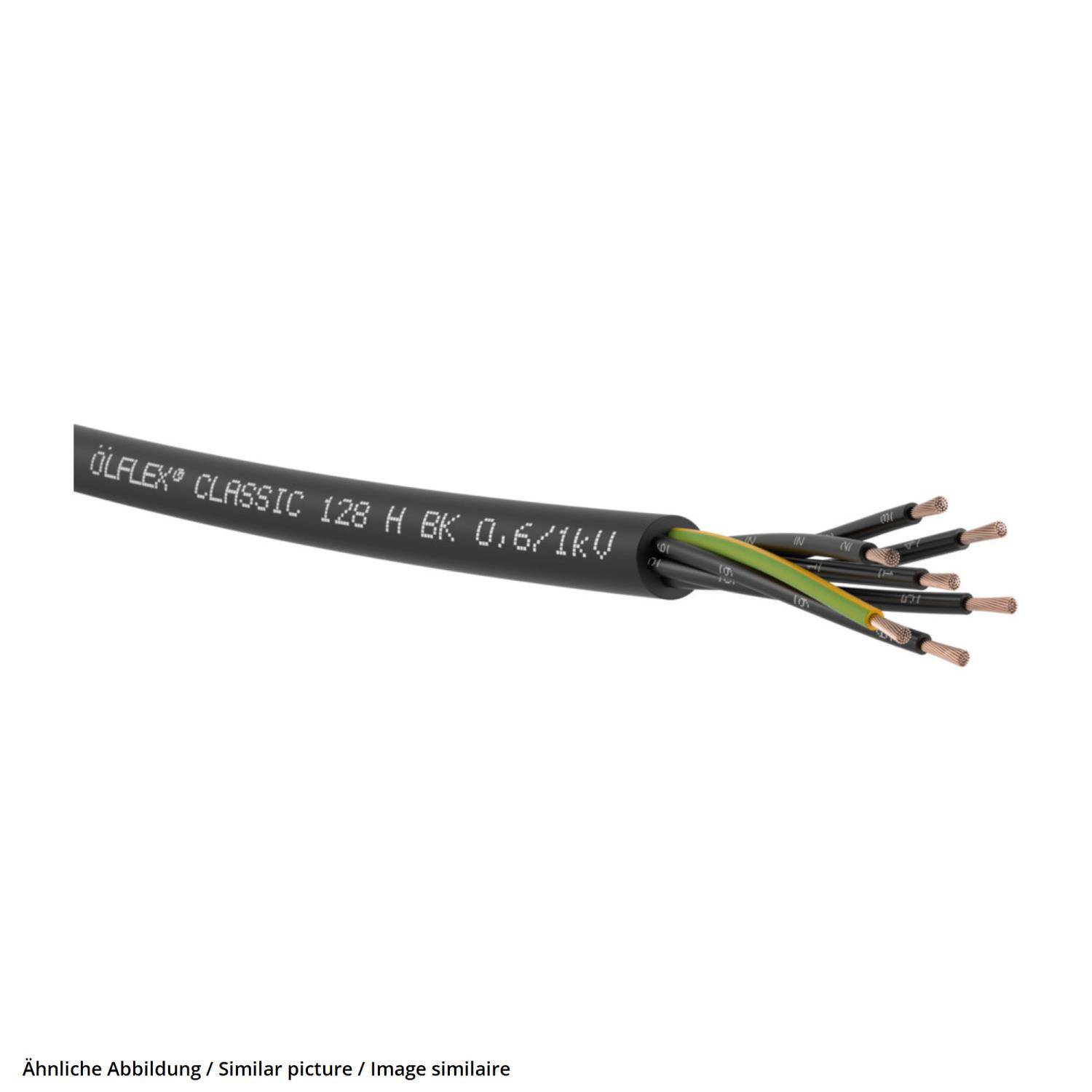 LAPP ÖLFLEX CLASSIC 128 H BK 0,6/1 KV 3G1 - 100 Meter