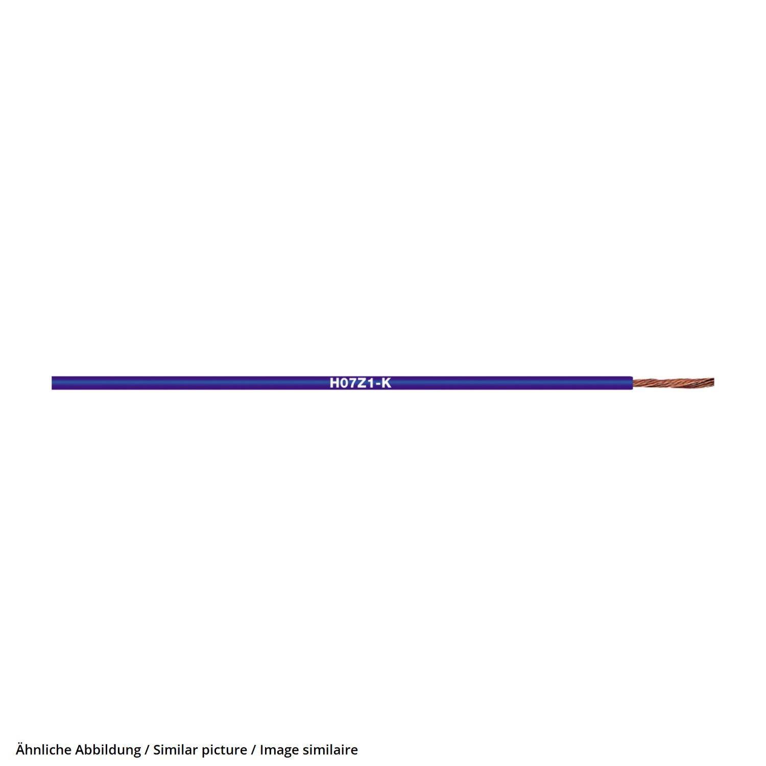 H07Z1-K Typ 2 1x6 BK - 100 Meter