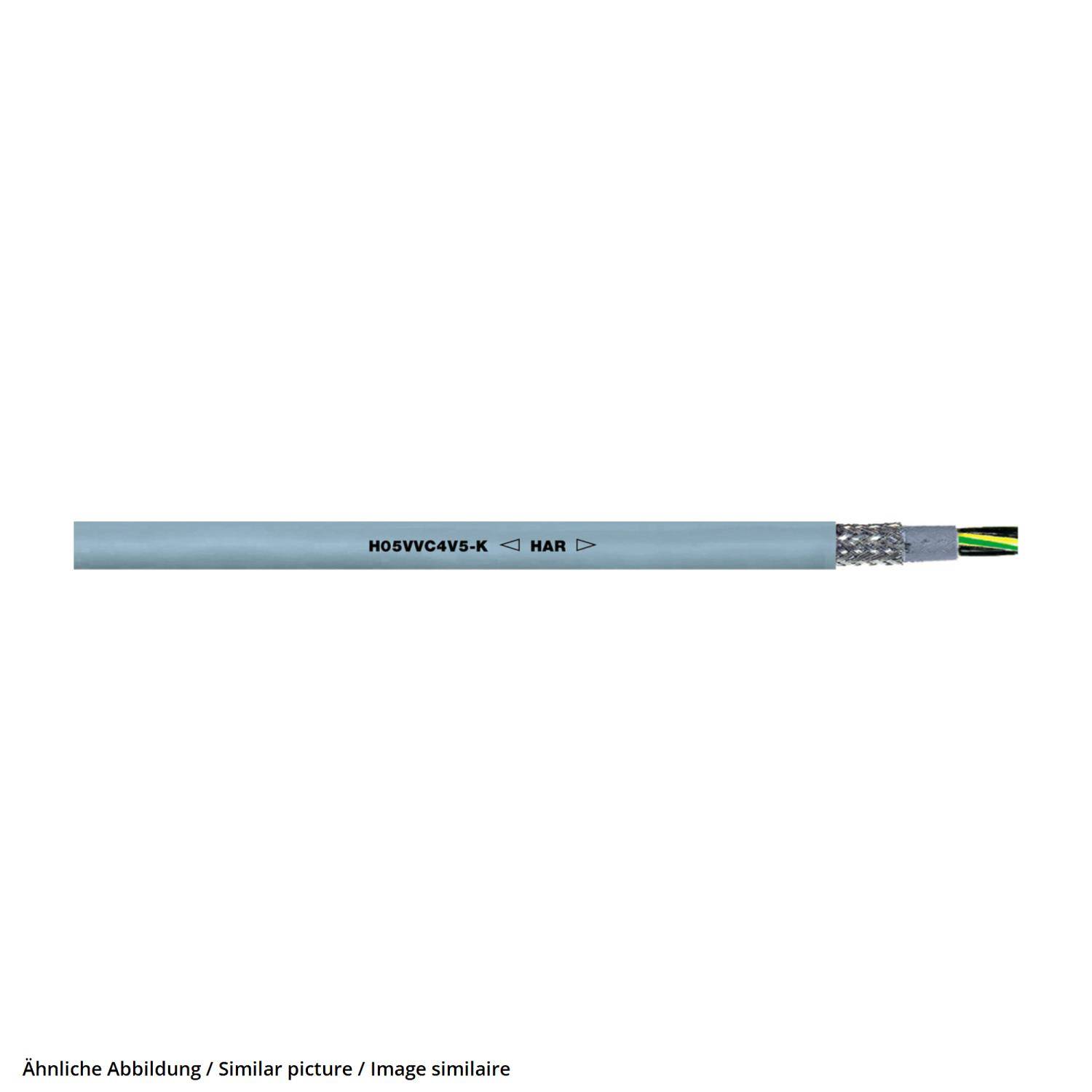 H05VVC4V5-K 7G0,5 - 100 Meter