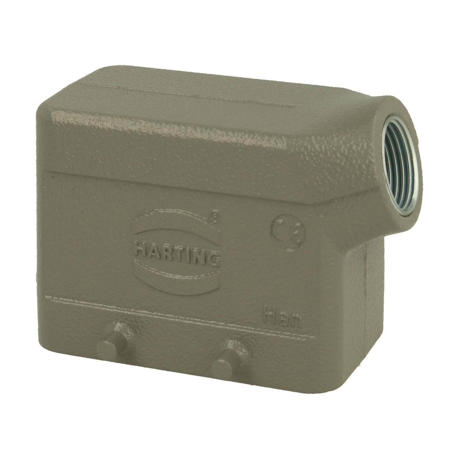 10 B Tüllengehäuse seitlicher Kabelausgang M20 niedrige Bauform - 1 Stück