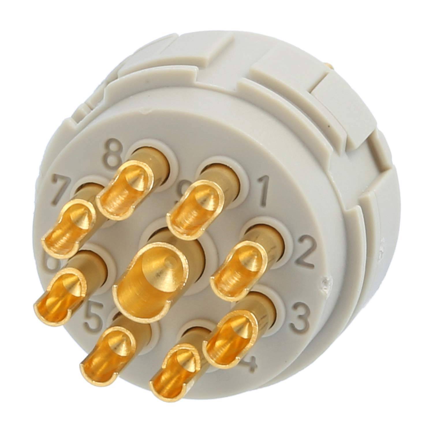 Phoenix Contact M23 RC Löt-Kontakteinsatz Stift Lötanschluss, Polzahl 9-polig, 1+8 300V Steuerkontakt 300V, 20A/8A - 10