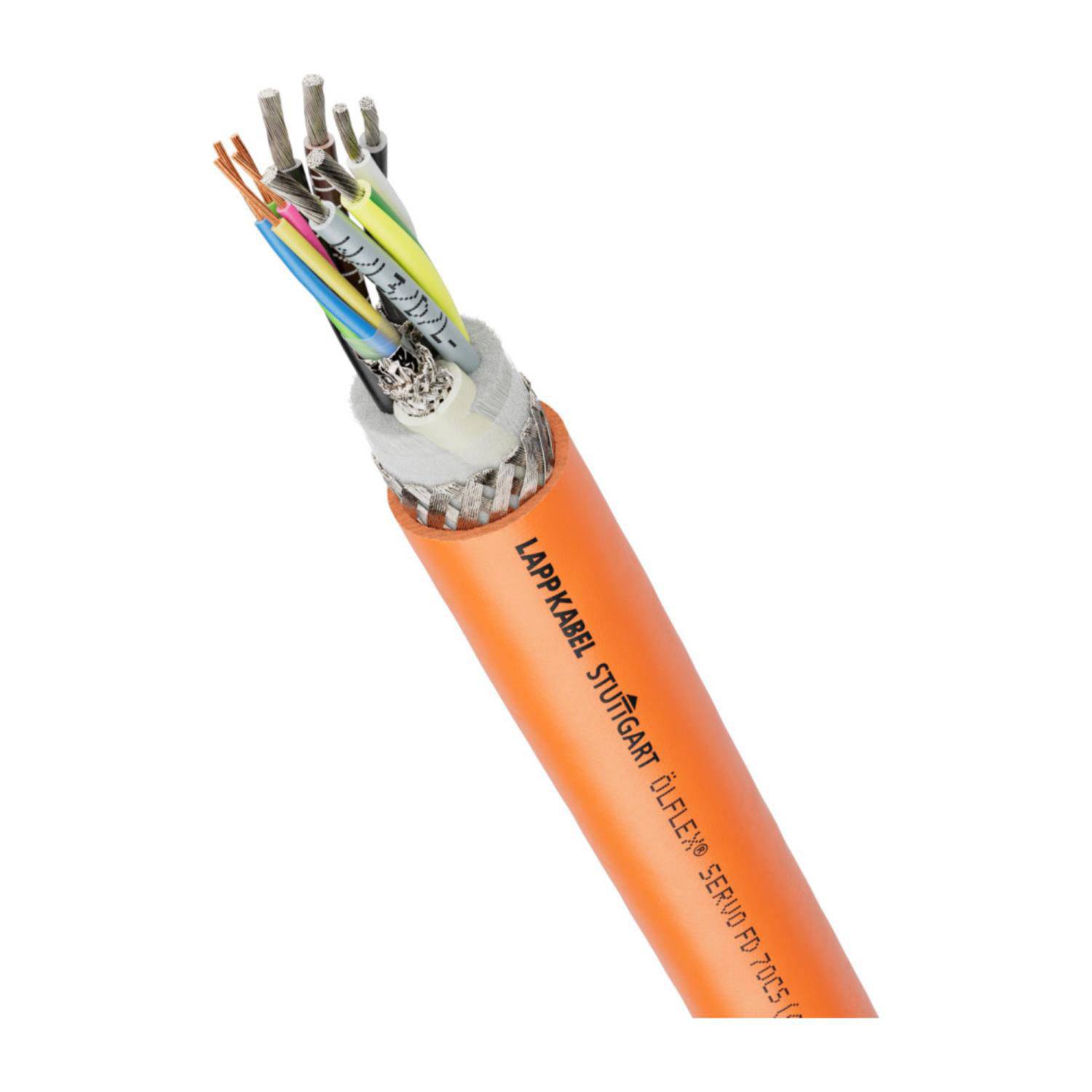 LAPP ÖLFLEX SERVO FD 7OCS (4G22AWG+(2x22AWG)+ - 100 Meter