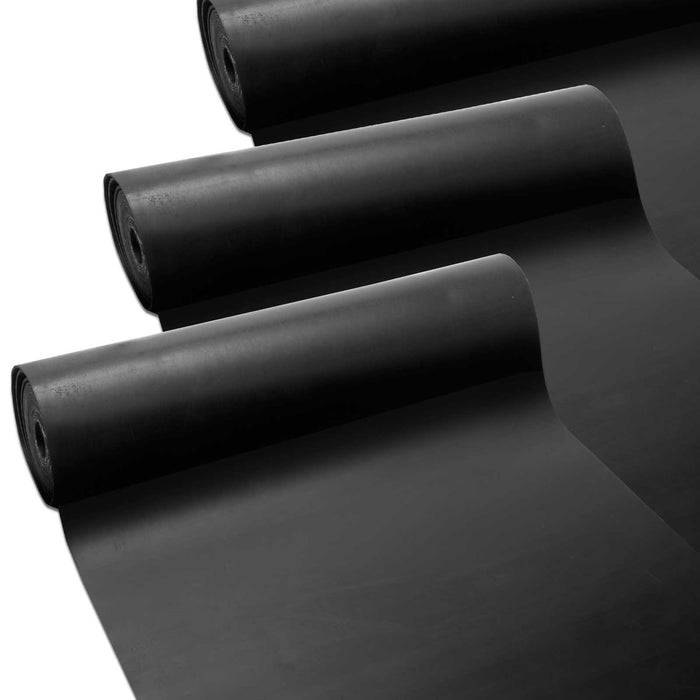 FLOORDIREKT SBR-Gummiplatte - Robuster Industrie-Gummi - Vielfältige Einsatzmöglichkeiten - Stärke: 1 mm - 120 x 450 cm