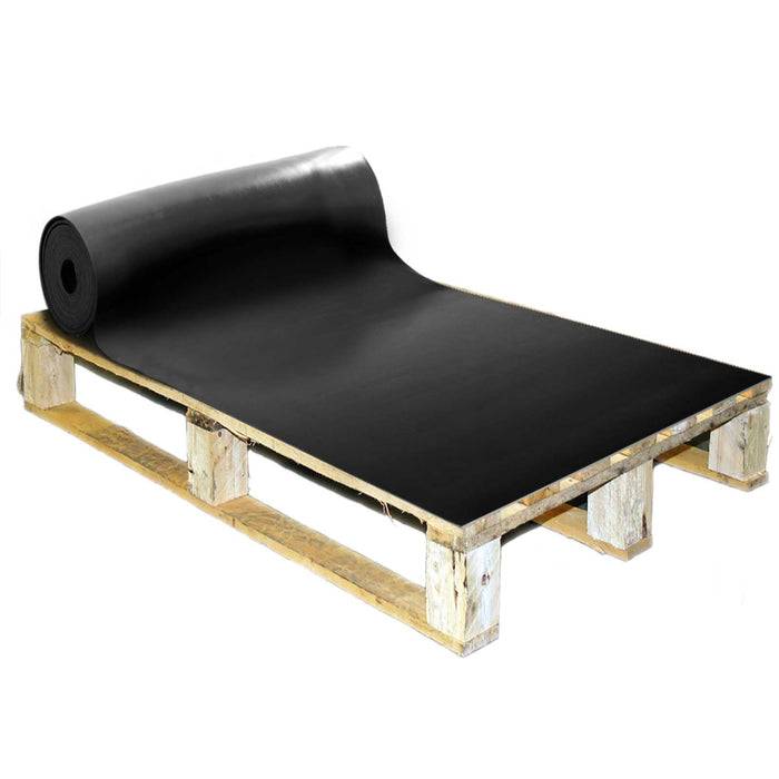 FLOORDIREKT SBR-Gummiplatte - Robuster Industrie-Gummi - Vielfältige Einsatzmöglichkeiten - Stärke: 1 mm - 120 x 200 cm