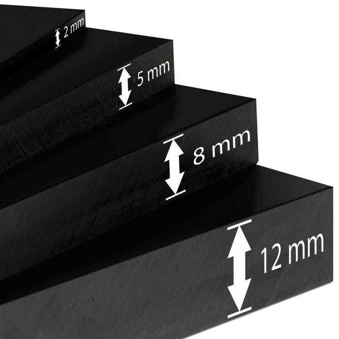 FLOORDIREKT SBR-Gummiplatte - Robuster Industrie-Gummi - Vielfältige Einsatzmöglichkeiten - Stärke: 1 mm - 120 x 200 cm