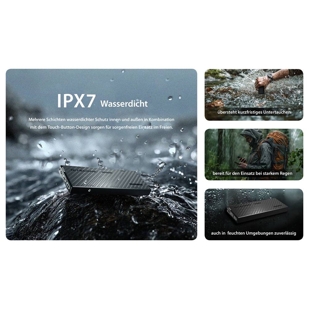 Nitecore Powerbank NB10000 GEN4 10.000mAh - Carbonschwarz